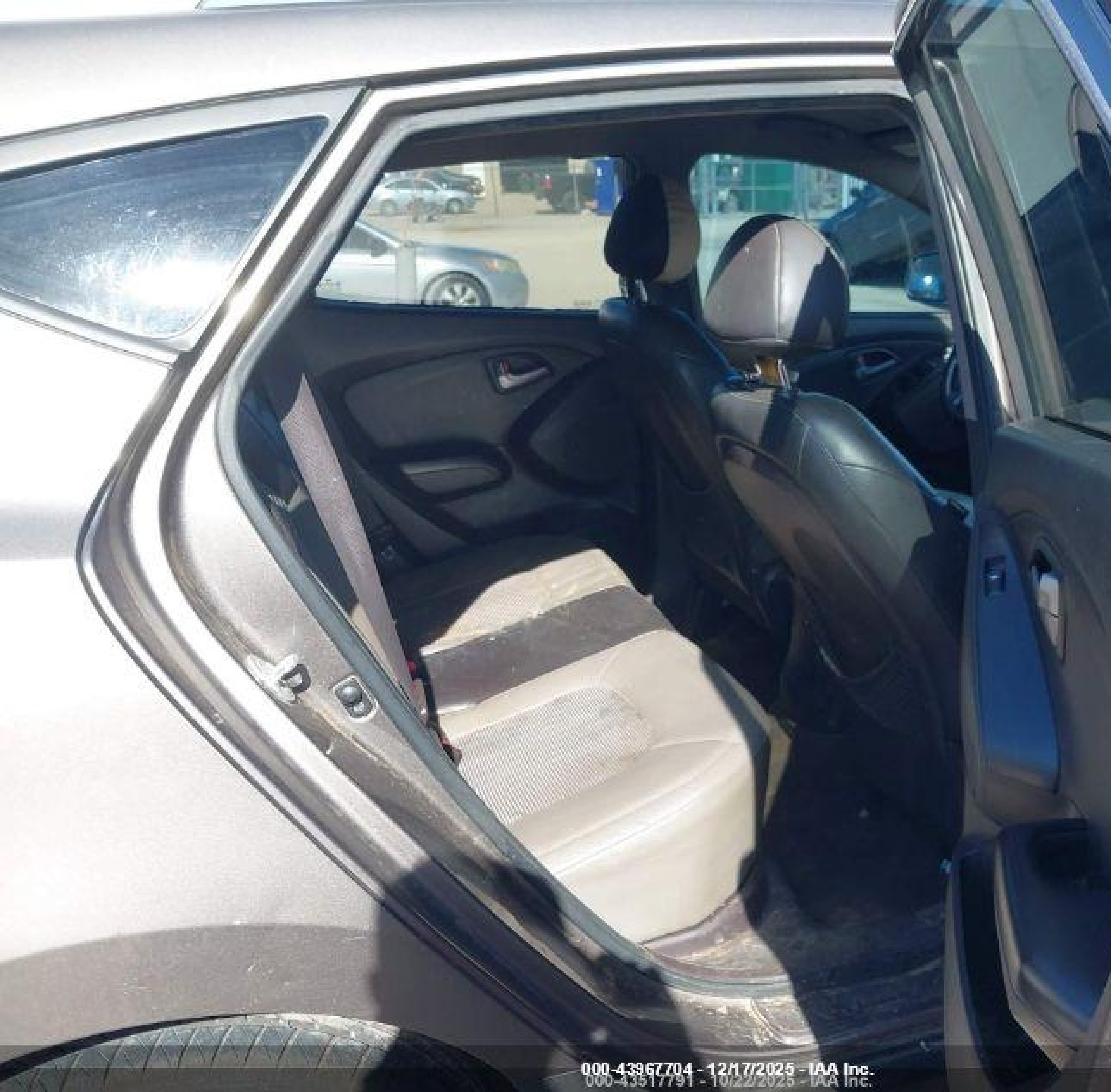 2011 Hyundai Tucson Gls Gray vin: KM8JU3AC7BU125653