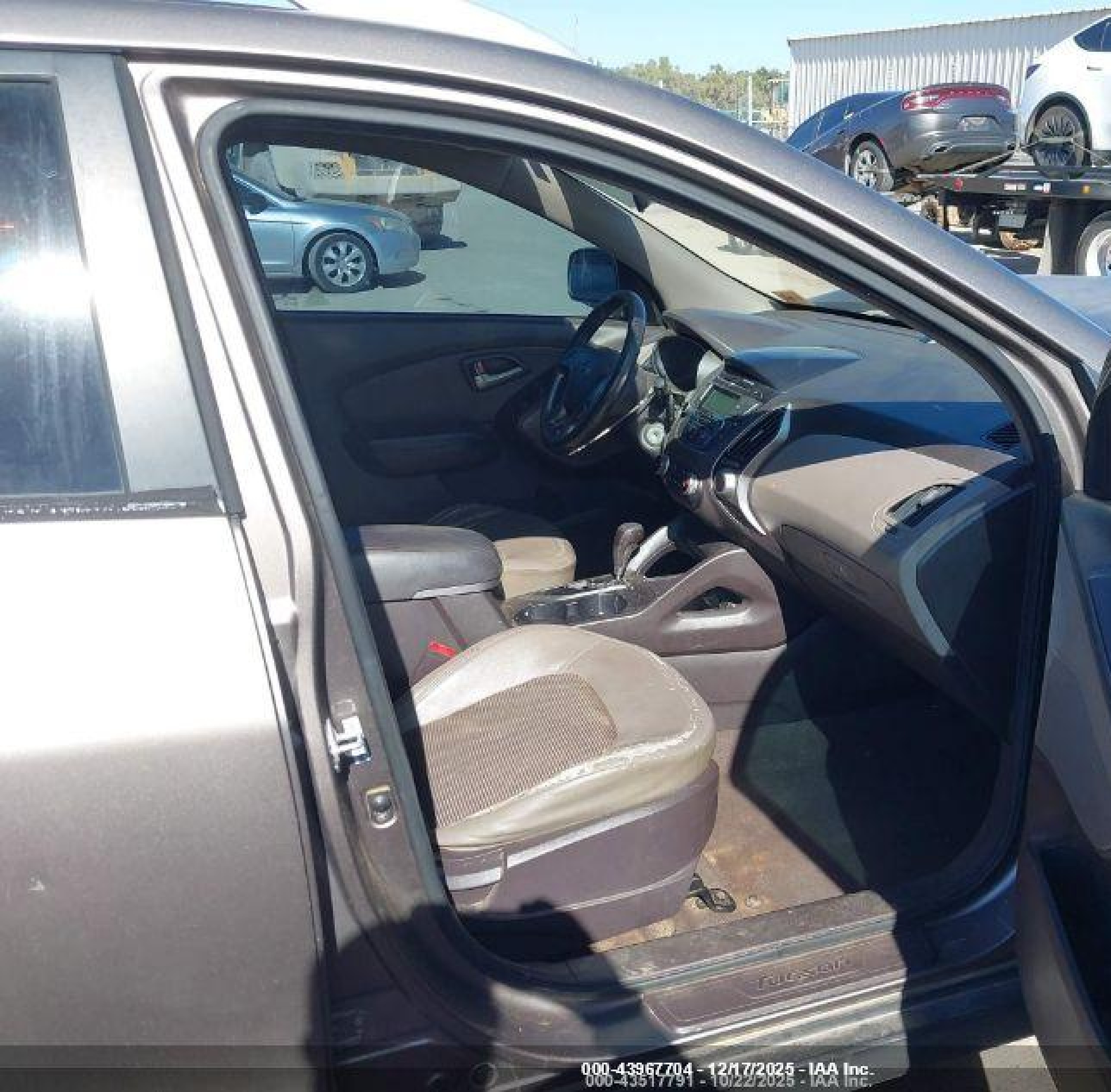 2011 Hyundai Tucson Gls Gray vin: KM8JU3AC7BU125653