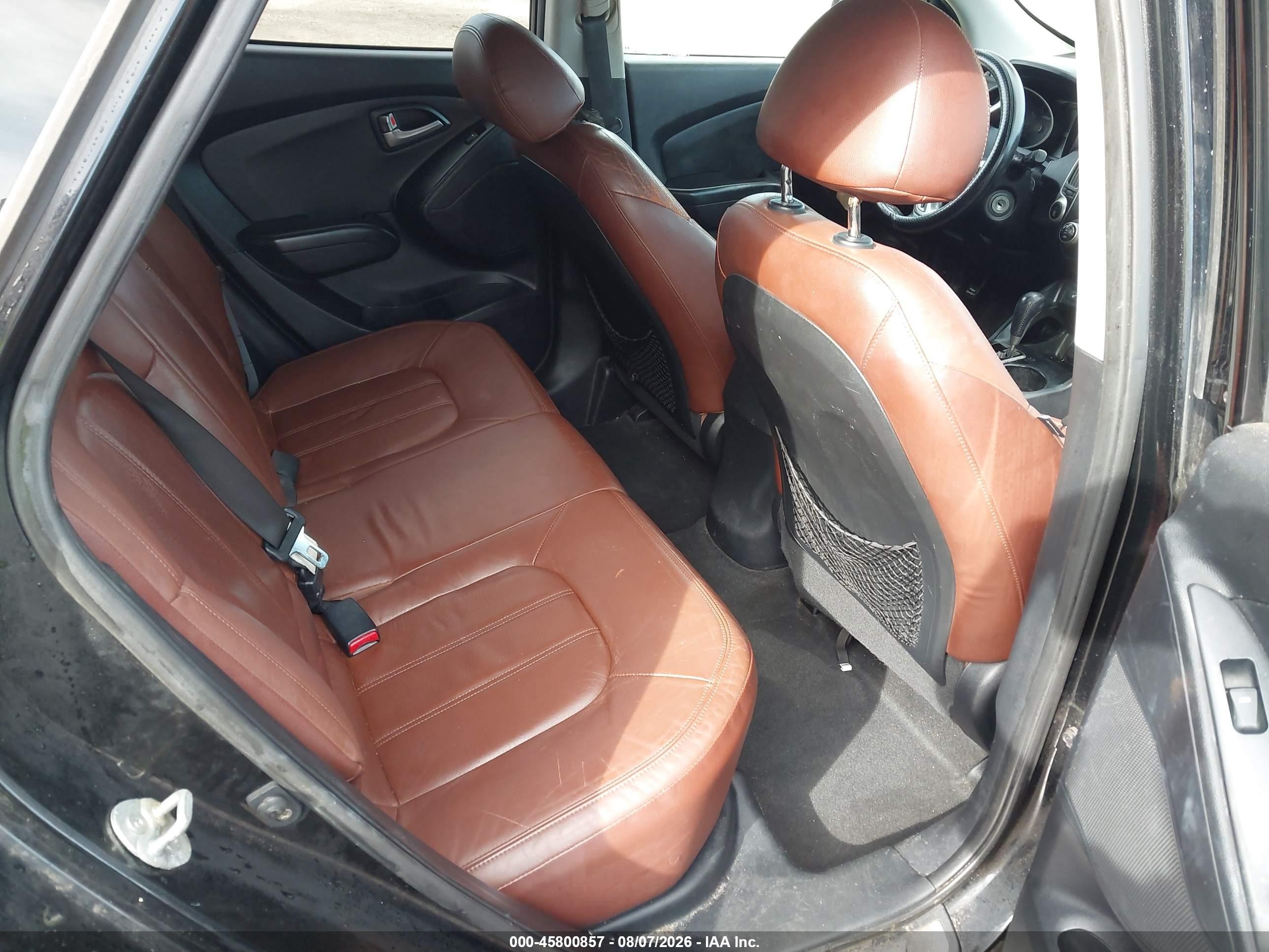 2011 Hyundai Tucson Limited Black vin: KM8JU3AC7BU188347