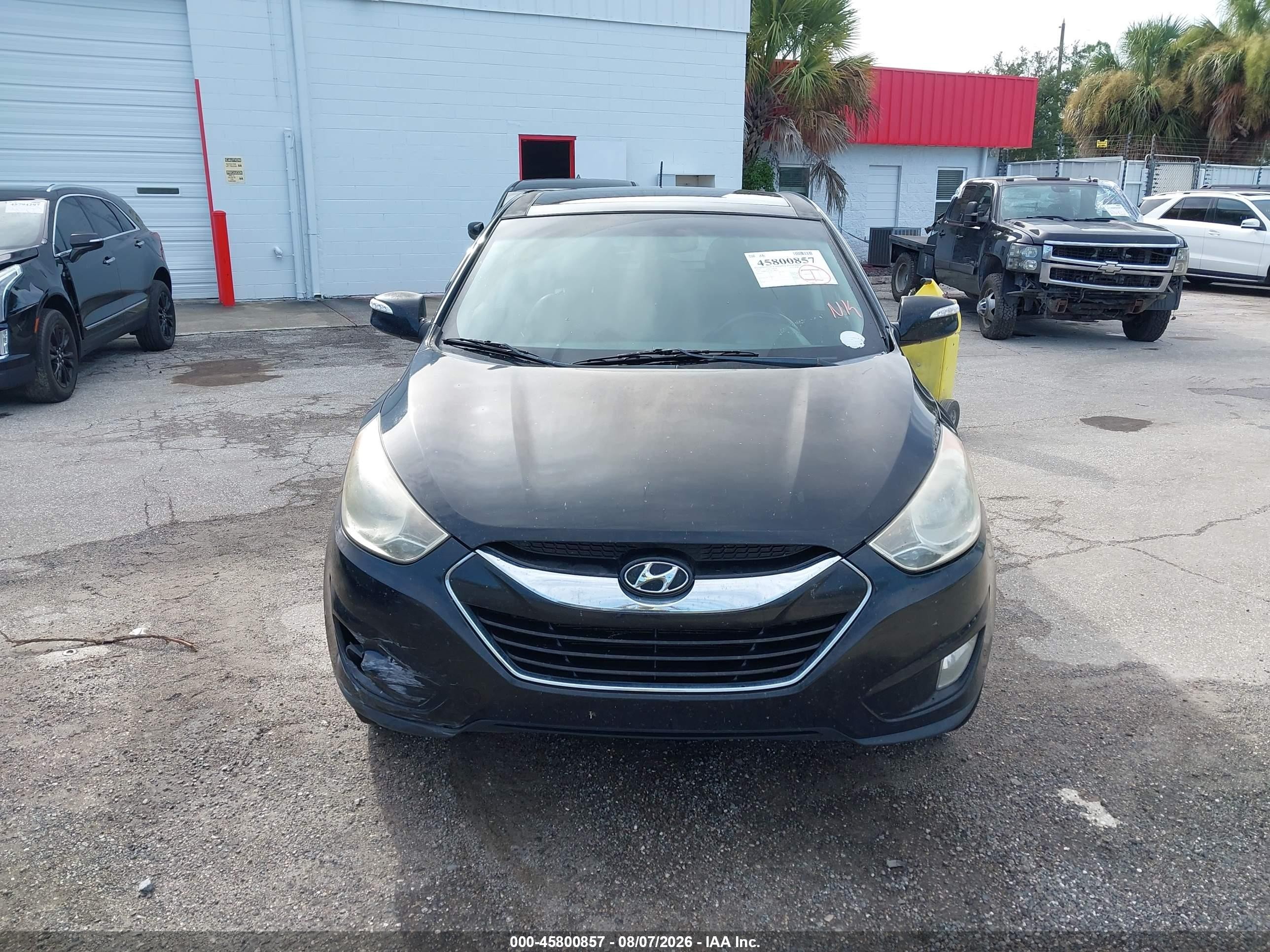 2011 Hyundai Tucson Limited Black vin: KM8JU3AC7BU188347