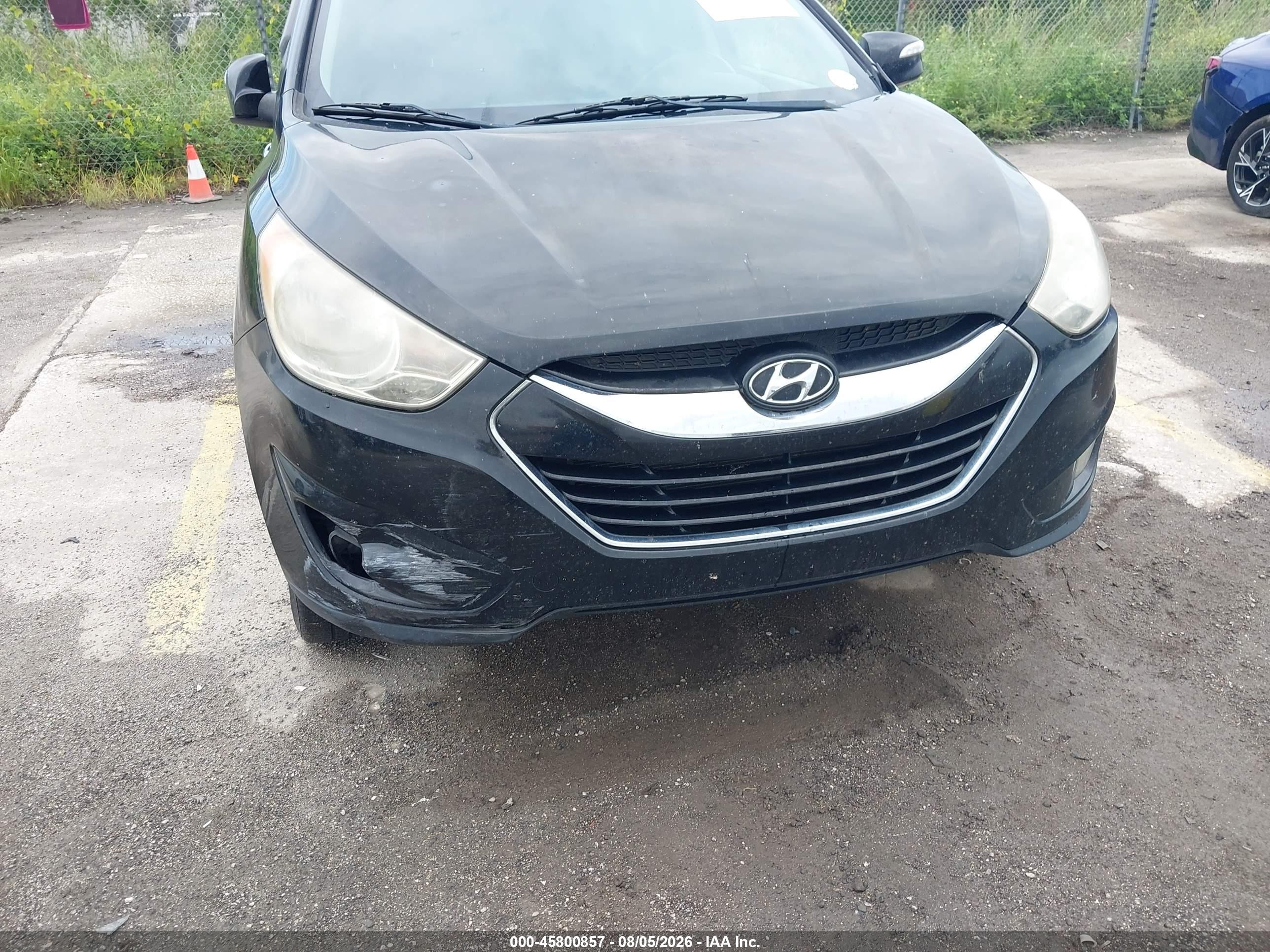 2011 Hyundai Tucson Limited Black vin: KM8JU3AC7BU188347