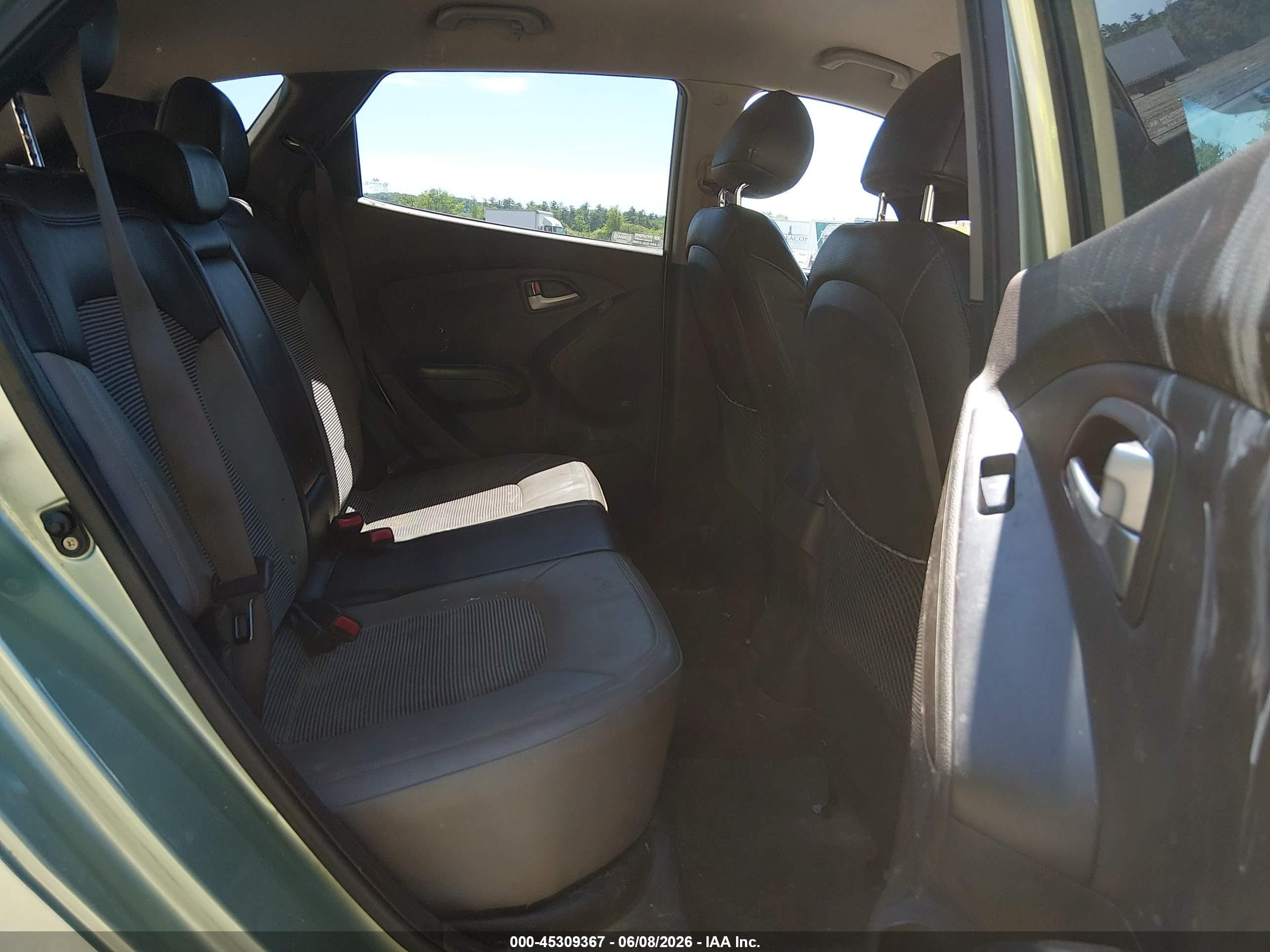 2011 Hyundai Tucson Gls Green vin: KM8JU3AC7BU194553