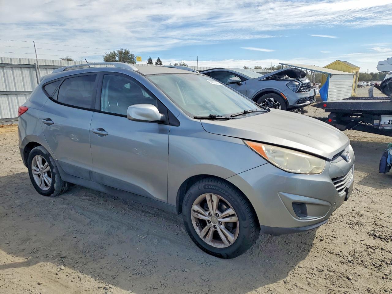 2011 Hyundai Tucson Gls Gray vin: KM8JU3AC7BU207219