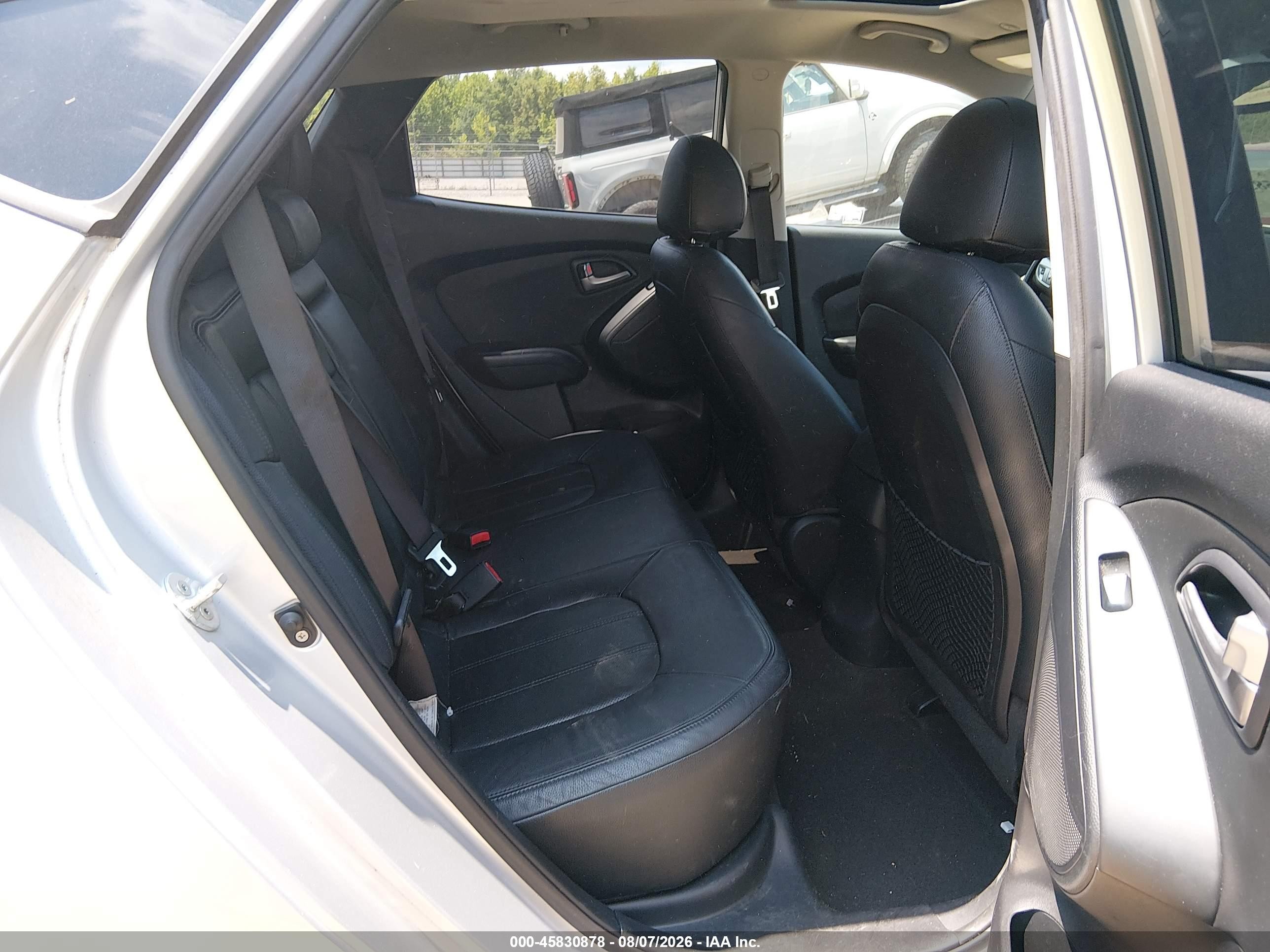 2012 Hyundai Tucson Gls/limited Silver vin: KM8JU3AC7CU318483