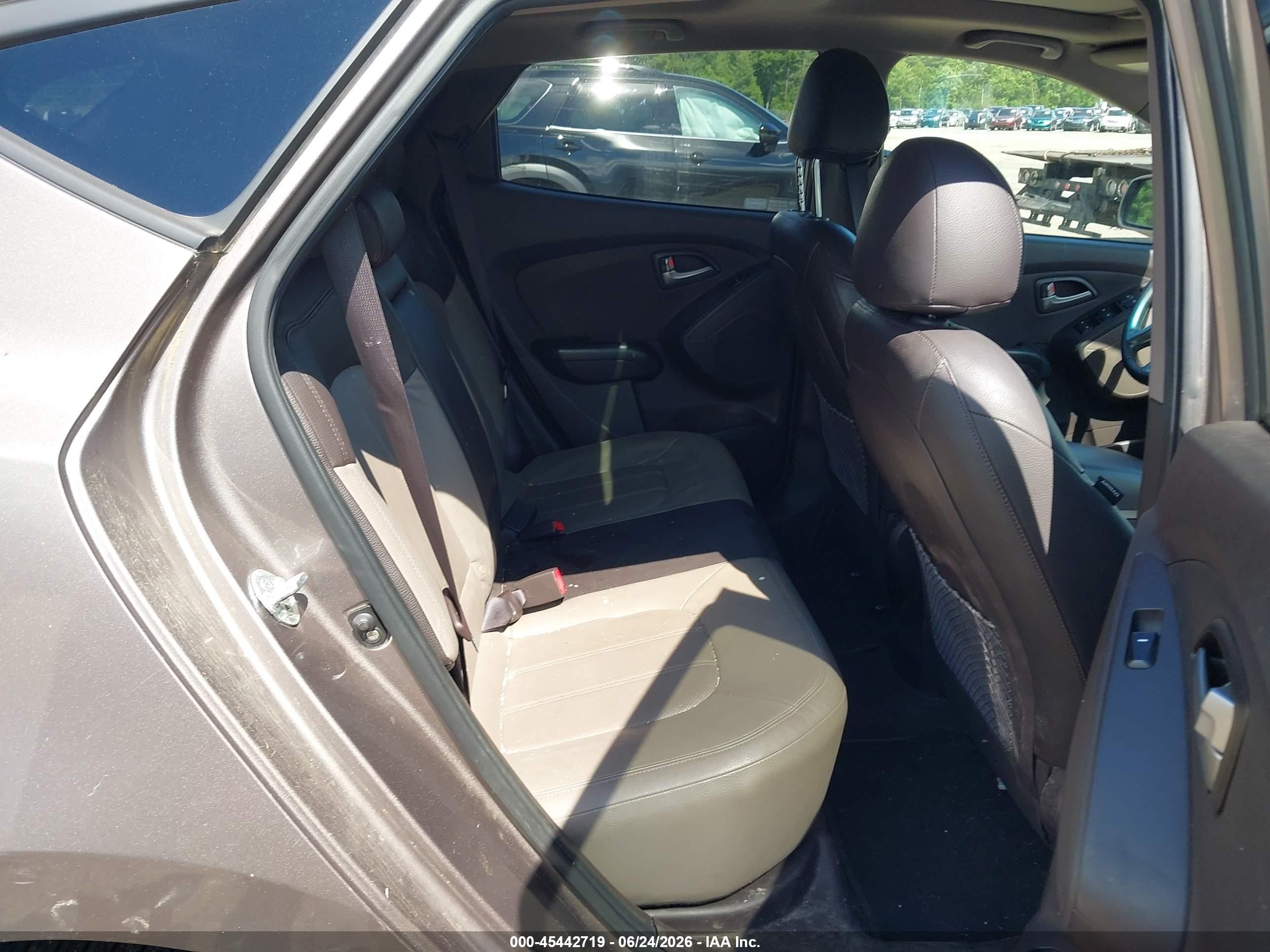 2012 Hyundai Tucson Limited Brown vin: KM8JU3AC7CU319942