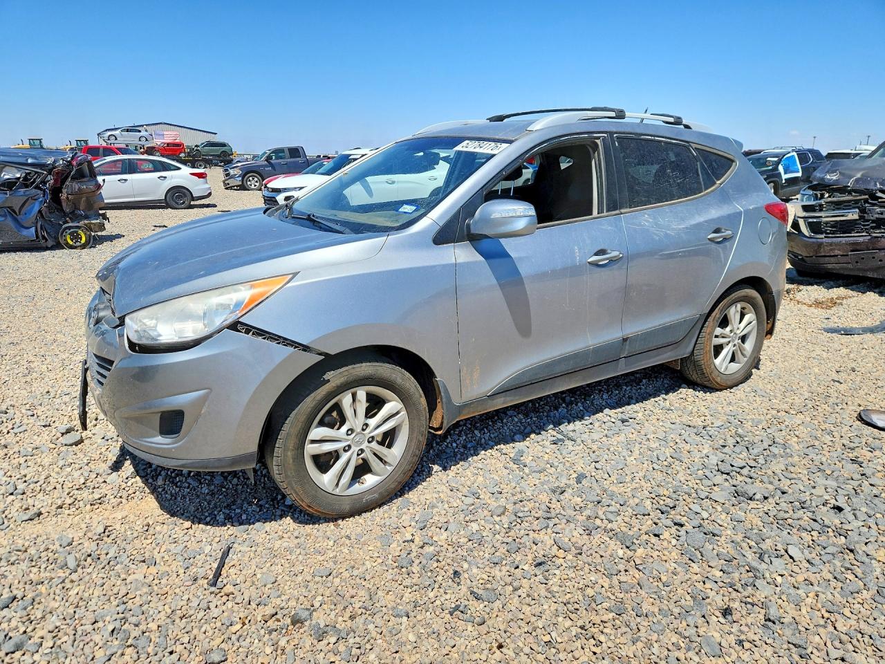 2012 Hyundai Tucson Gls Silver vin: KM8JU3AC7CU340192