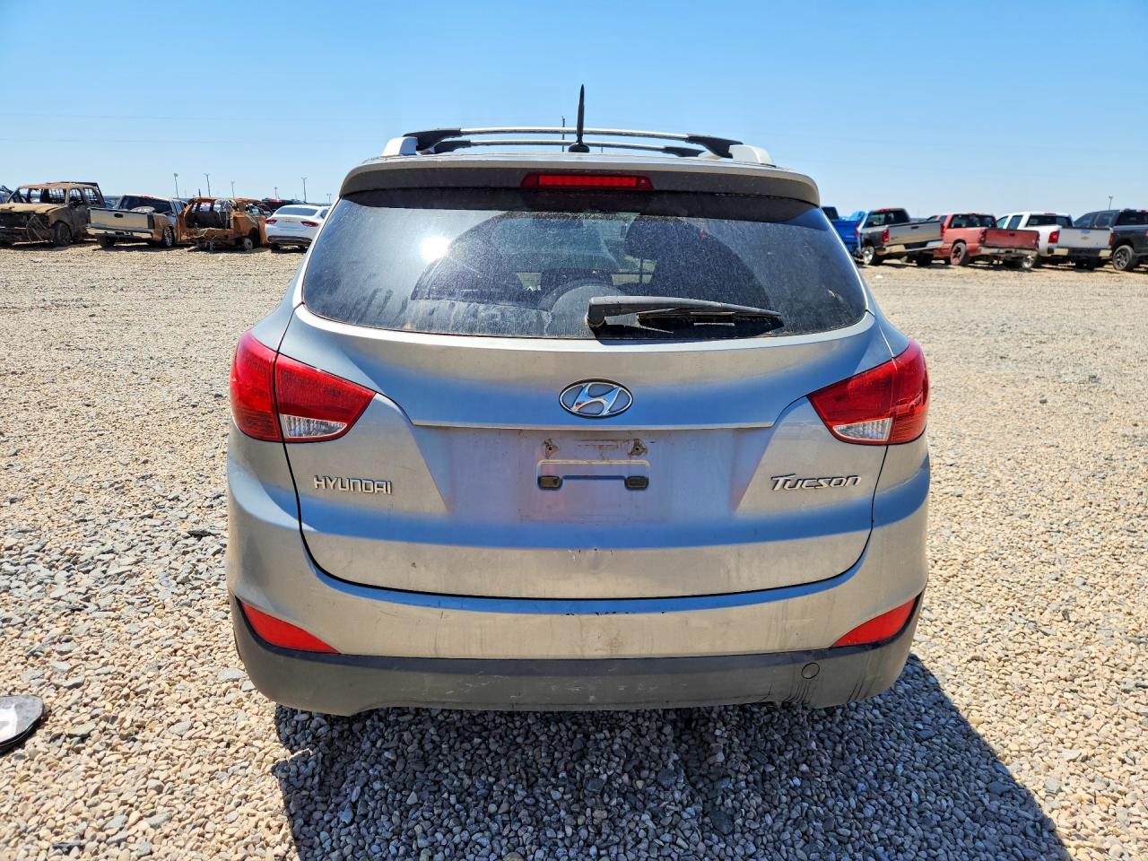 2012 Hyundai Tucson Gls Silver vin: KM8JU3AC7CU340192