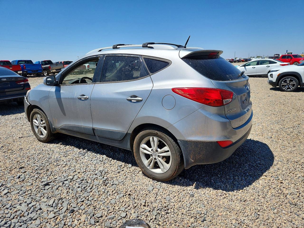 2012 Hyundai Tucson Gls Silver vin: KM8JU3AC7CU340192
