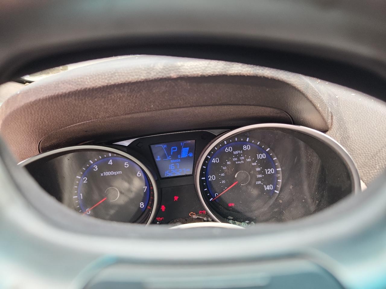 2012 Hyundai Tucson Limited Blue vin: KM8JU3AC7CU361320