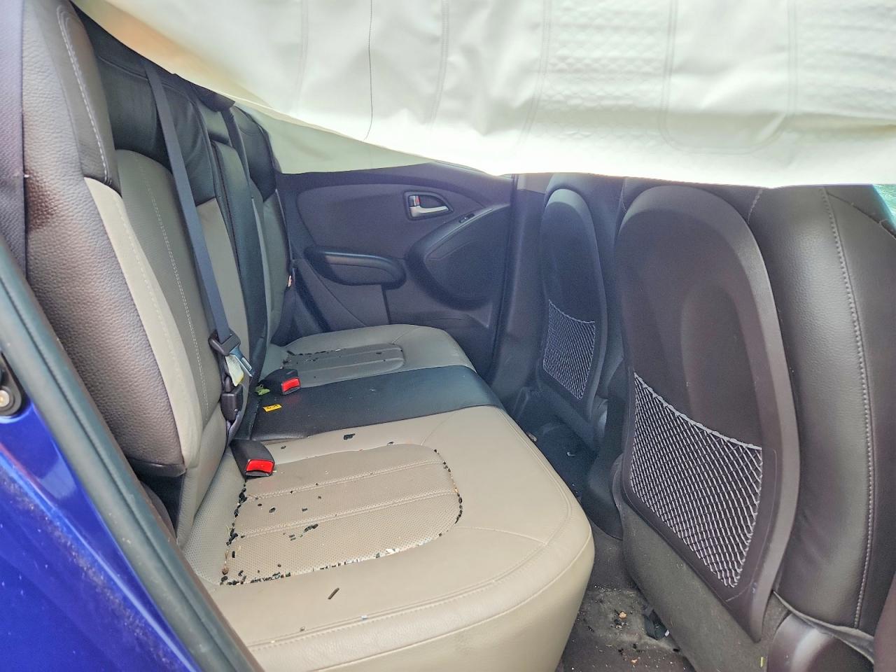 2012 Hyundai Tucson Limited Blue vin: KM8JU3AC7CU361320