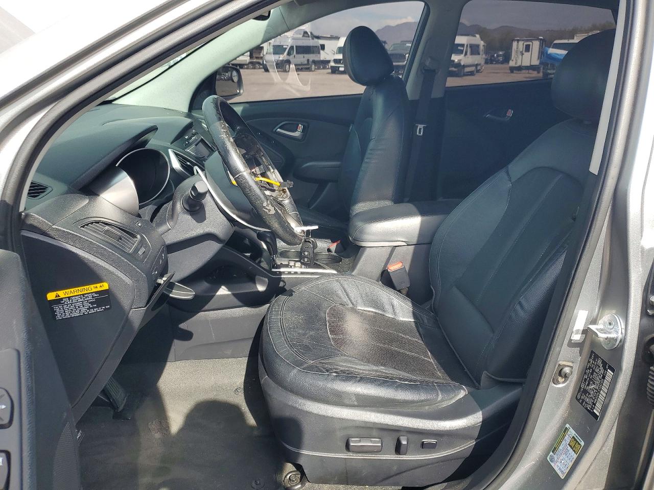 2012 Hyundai Tucson Limited Gray vin: KM8JU3AC7CU362385