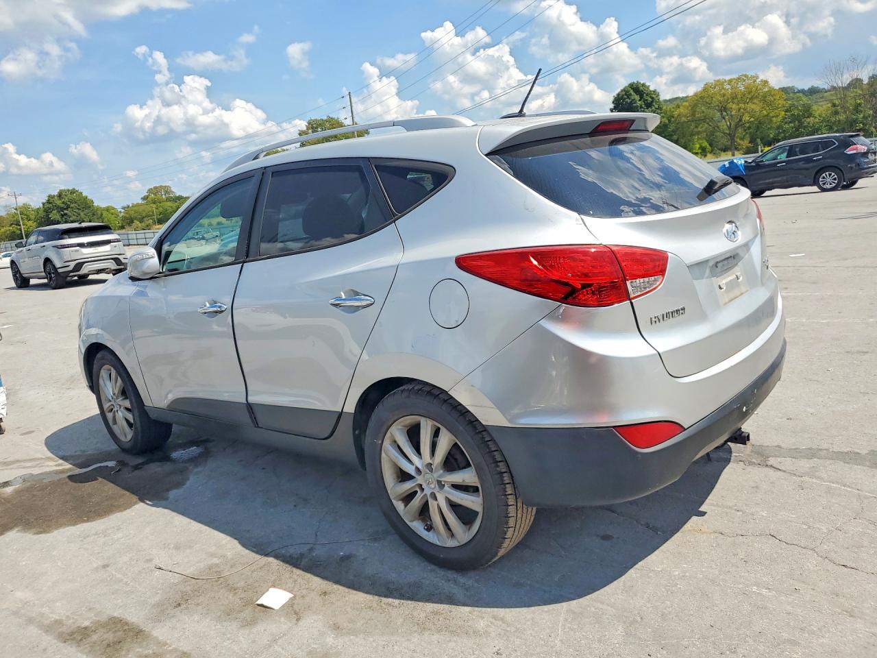 2012 Hyundai Tucson Limited Silver vin: KM8JU3AC7CU379316