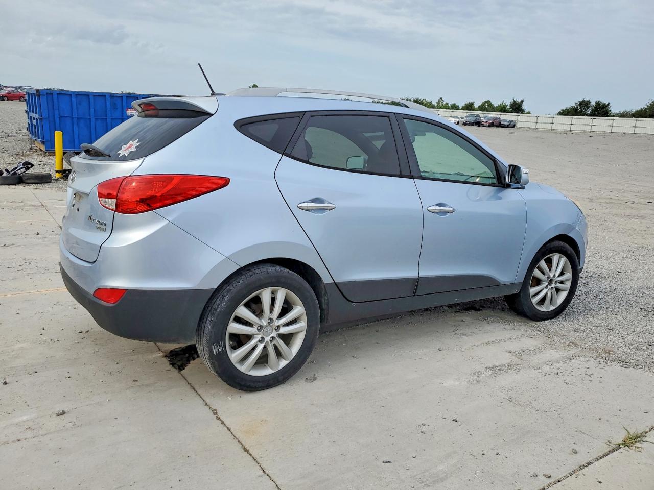 2012 Hyundai Tucson Limited Blue vin: KM8JU3AC7CU403470