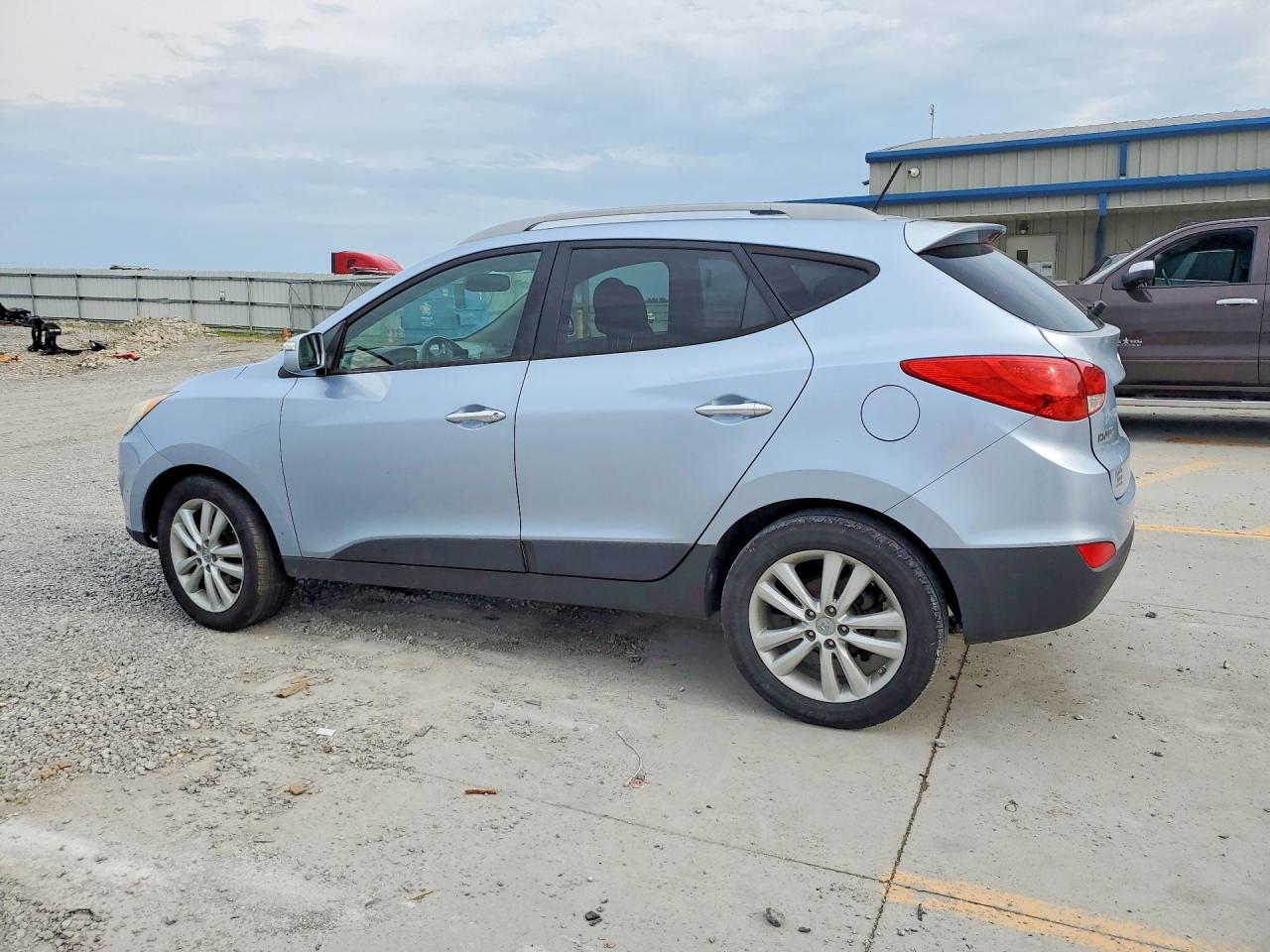 2012 Hyundai Tucson Limited Blue vin: KM8JU3AC7CU403470