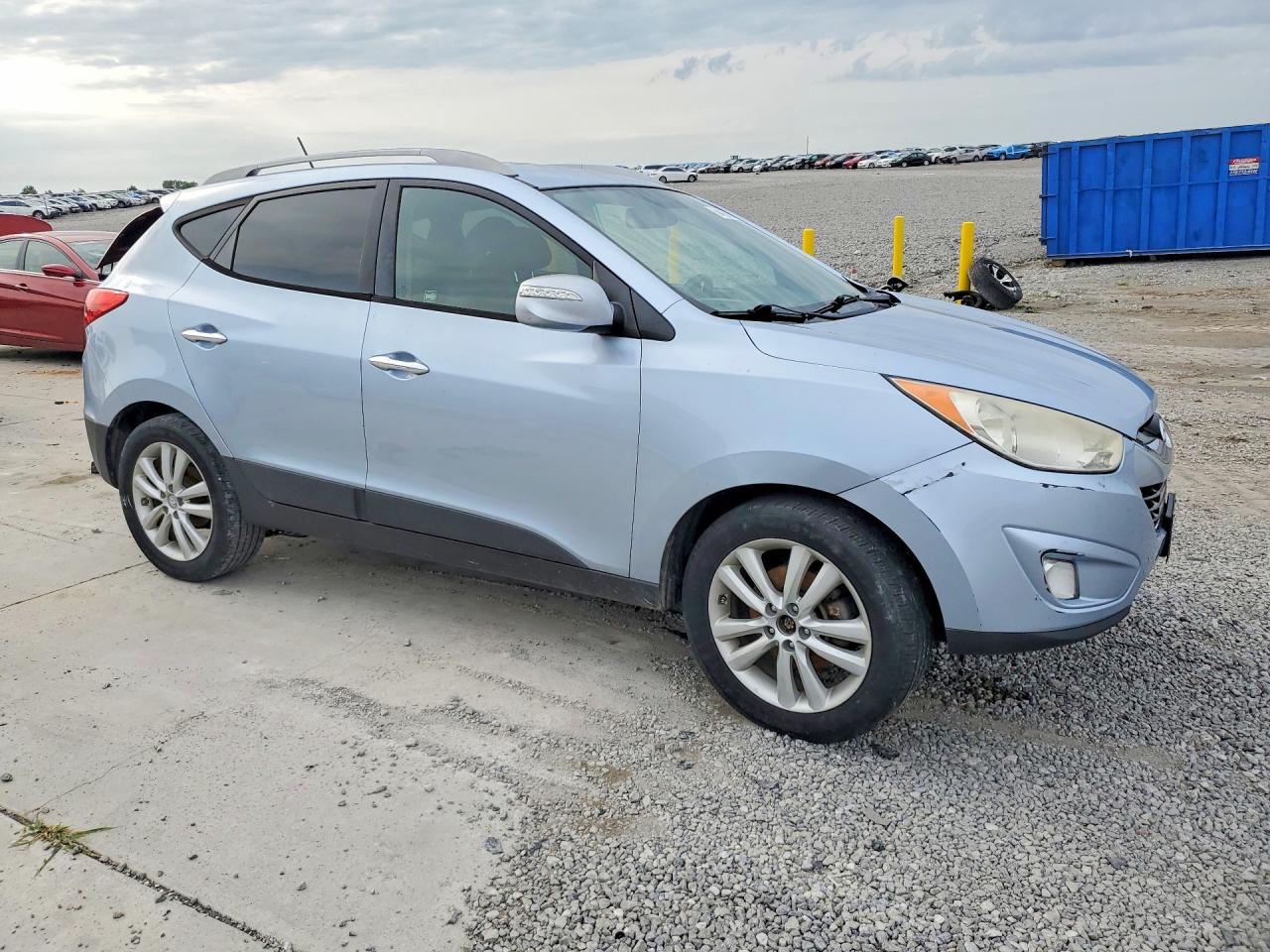2012 Hyundai Tucson Limited Blue vin: KM8JU3AC7CU403470