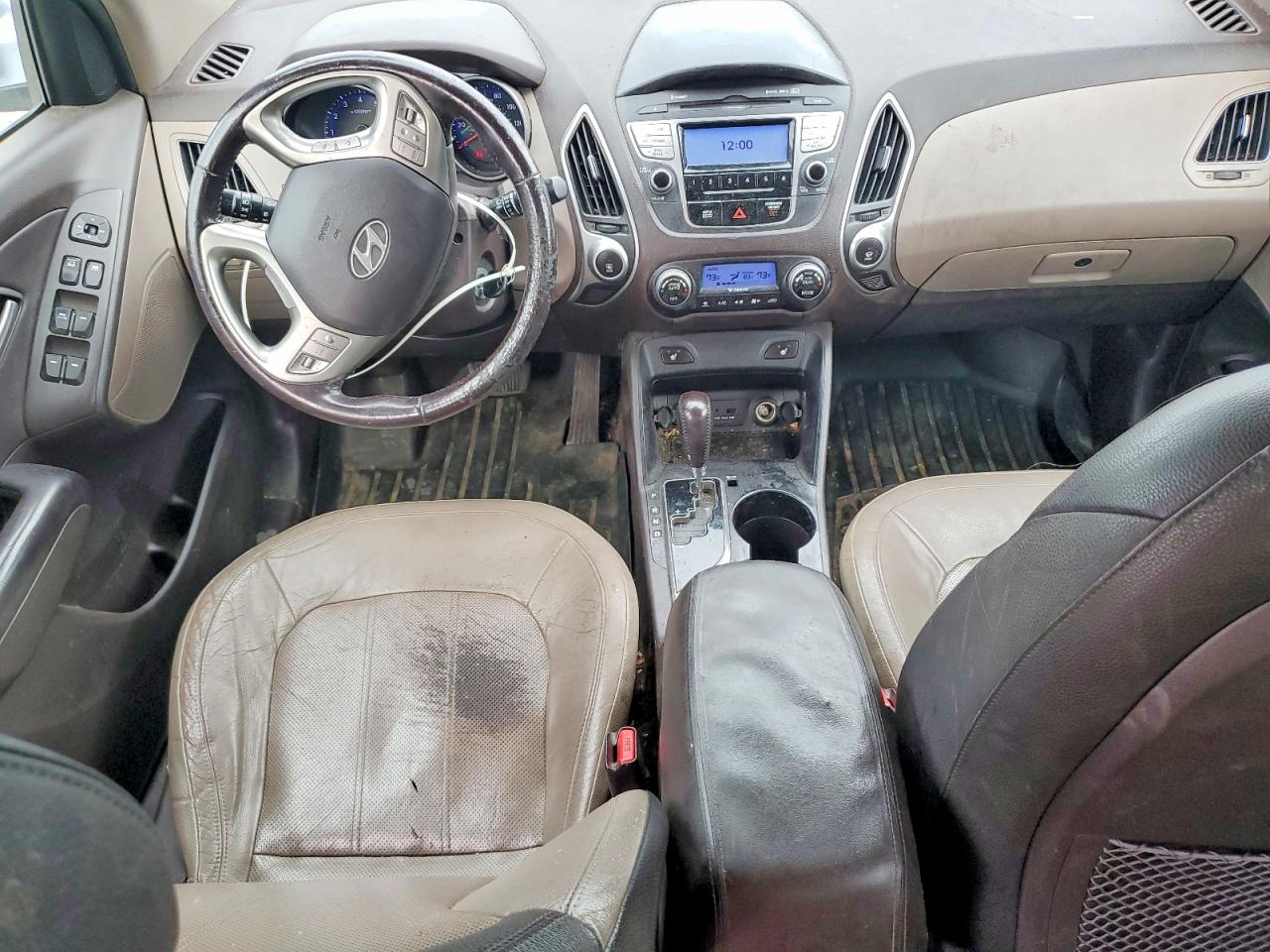 2012 Hyundai Tucson Limited Blue vin: KM8JU3AC7CU403470