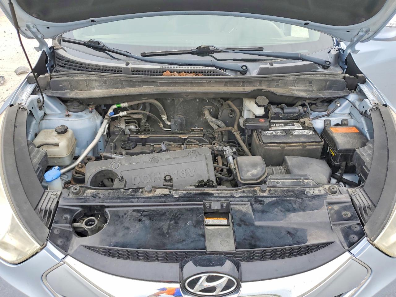 2012 Hyundai Tucson Limited Blue vin: KM8JU3AC7CU403470