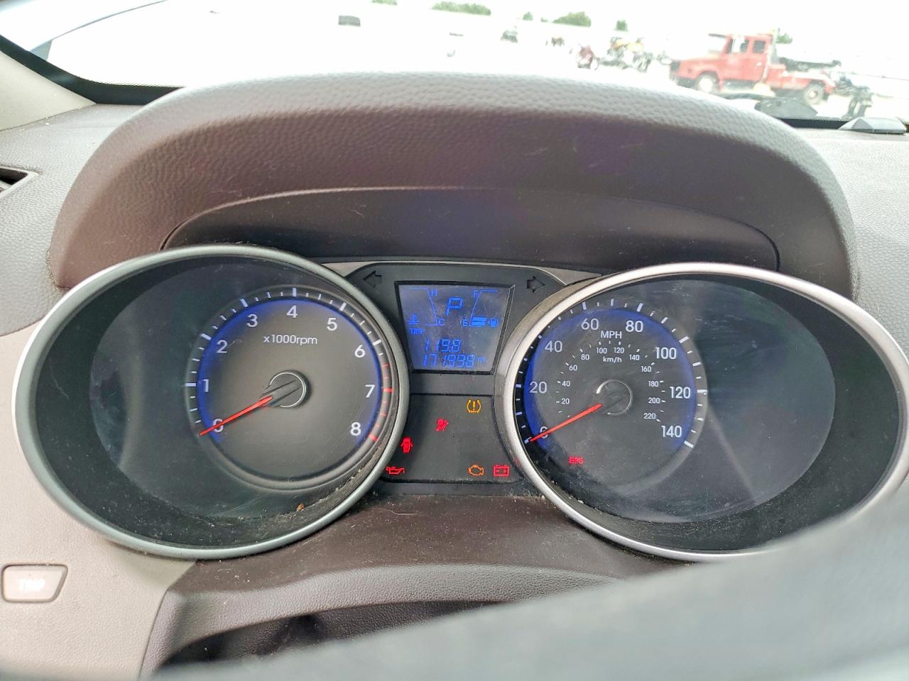 2012 Hyundai Tucson Limited Blue vin: KM8JU3AC7CU403470