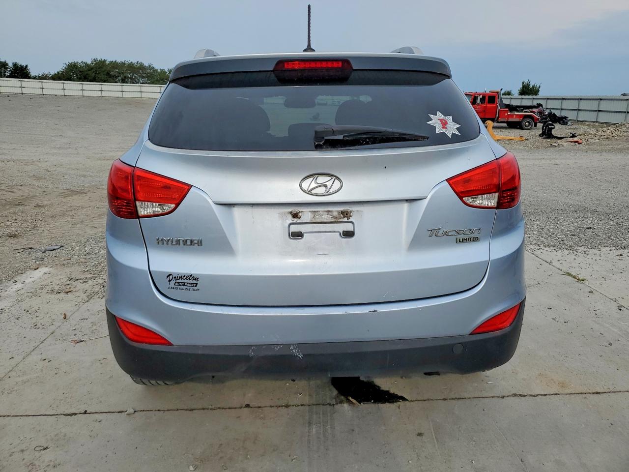2012 Hyundai Tucson Limited Blue vin: KM8JU3AC7CU403470