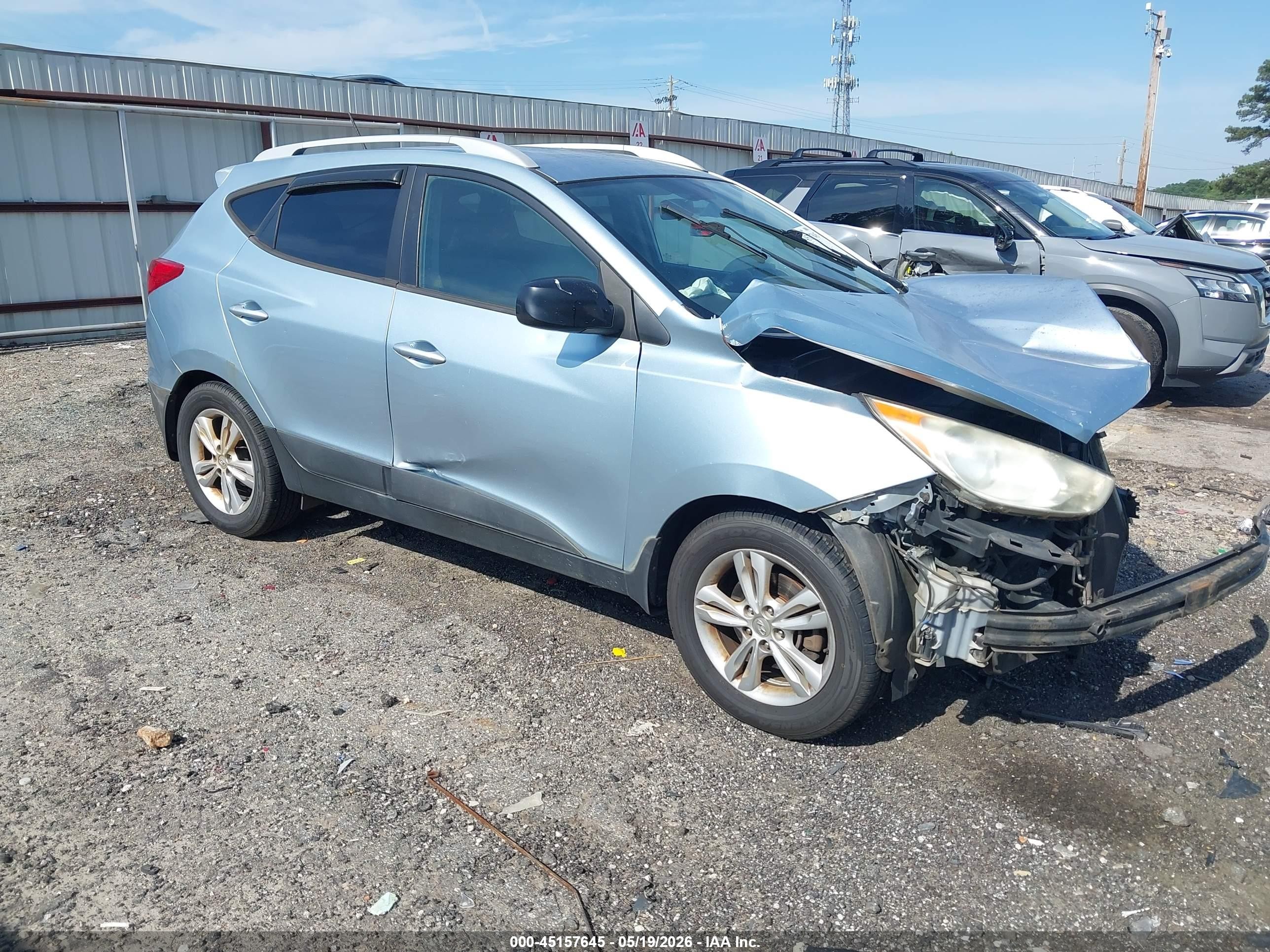 2012 Hyundai Tucson Gls Silver vin: KM8JU3AC7CU468223