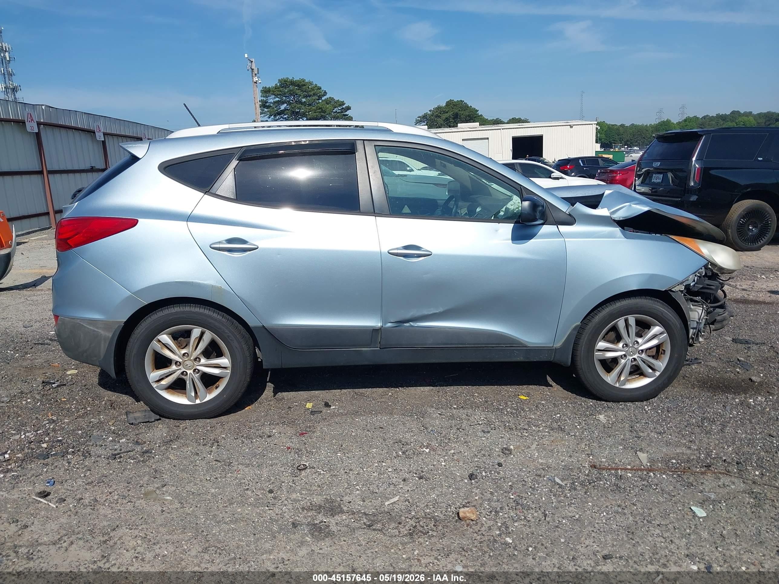2012 Hyundai Tucson Gls Silver vin: KM8JU3AC7CU468223