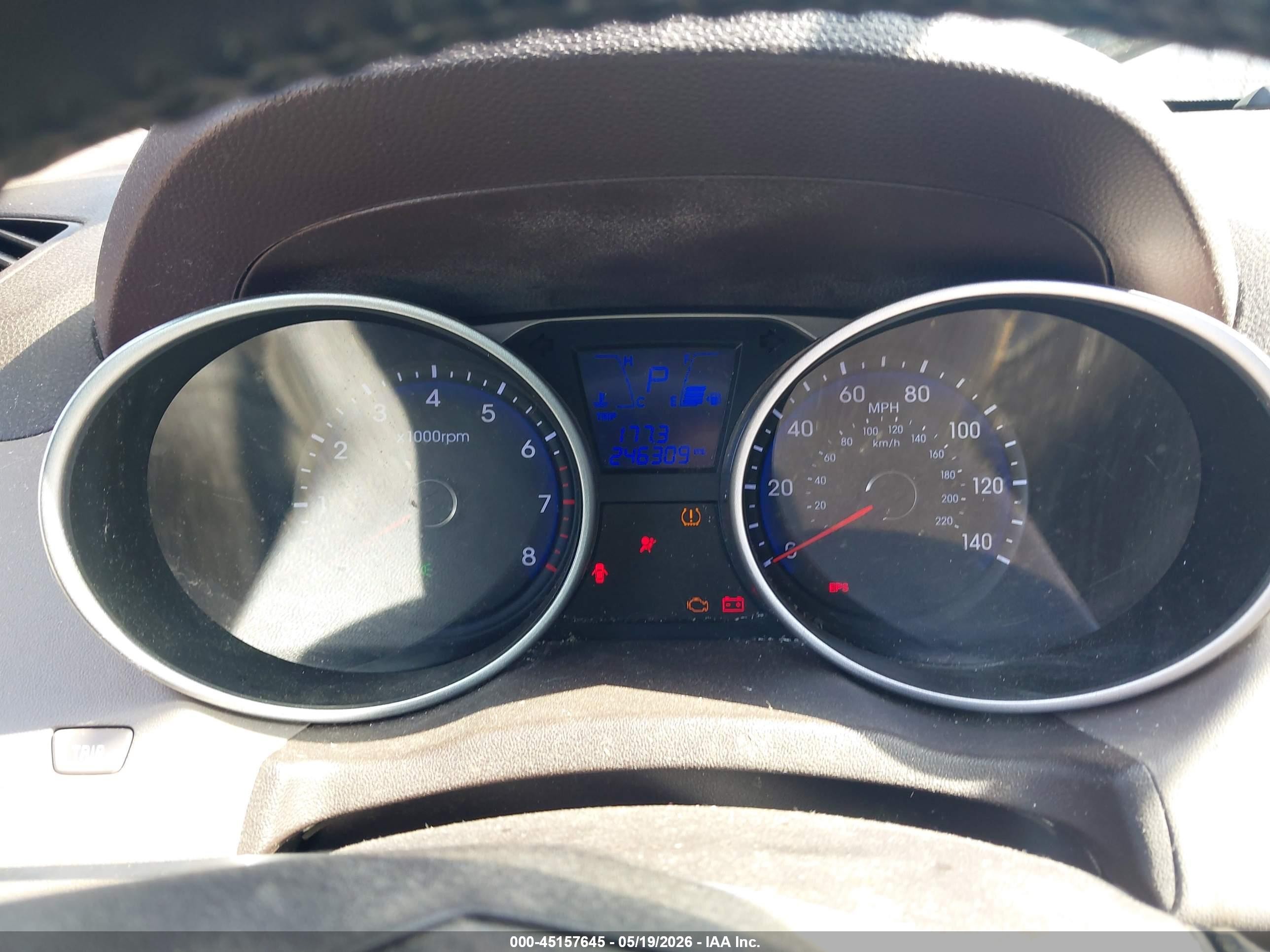 2012 Hyundai Tucson Gls Silver vin: KM8JU3AC7CU468223