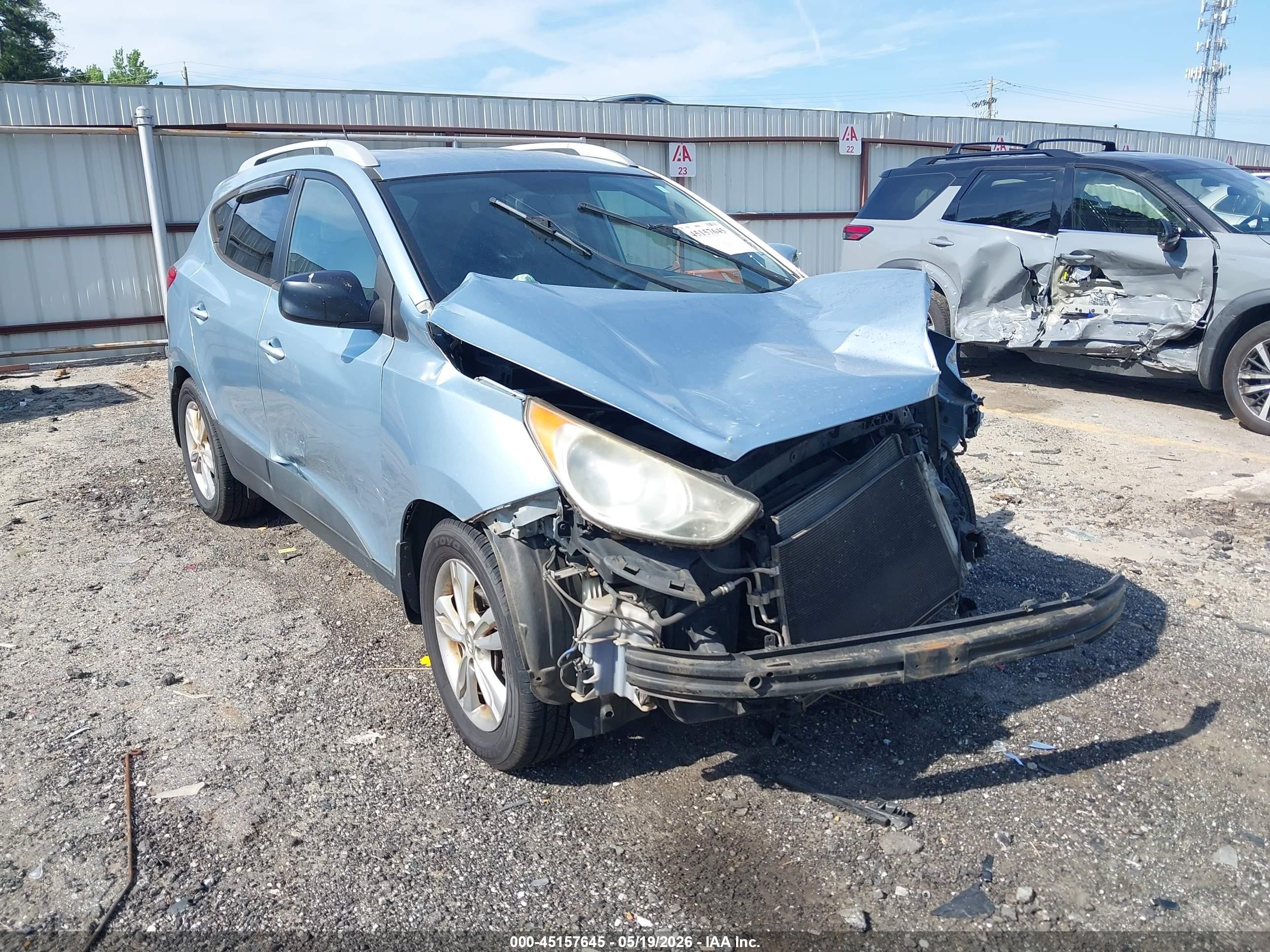 2012 Hyundai Tucson Gls Silver vin: KM8JU3AC7CU468223