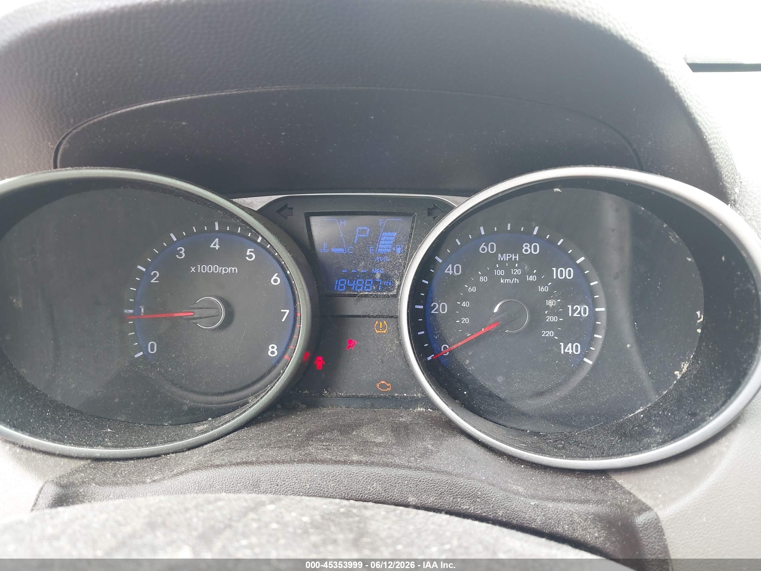 2012 Hyundai Tucson Gls White vin: KM8JU3AC7CU489038