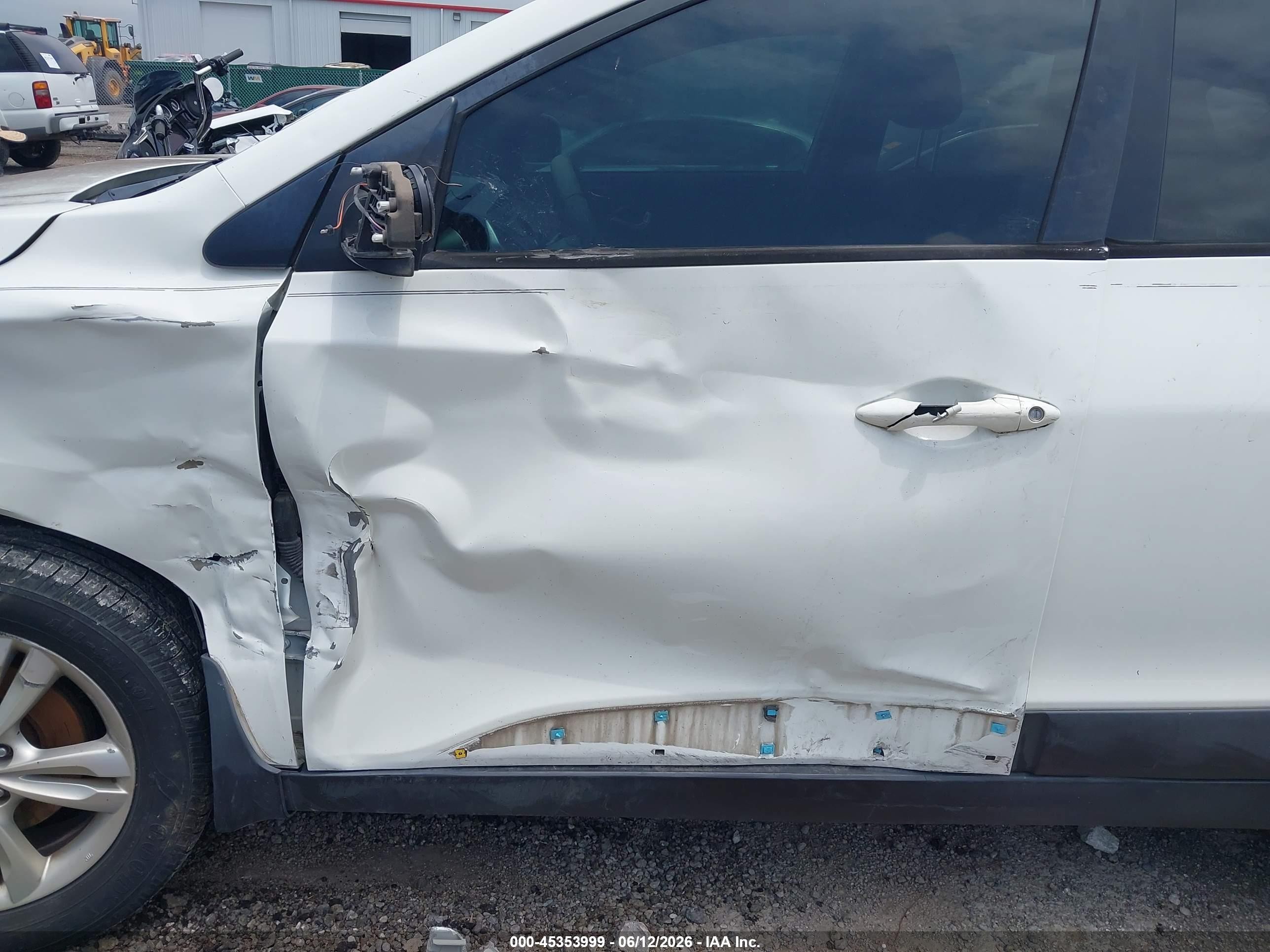 2012 Hyundai Tucson Gls White vin: KM8JU3AC7CU489038