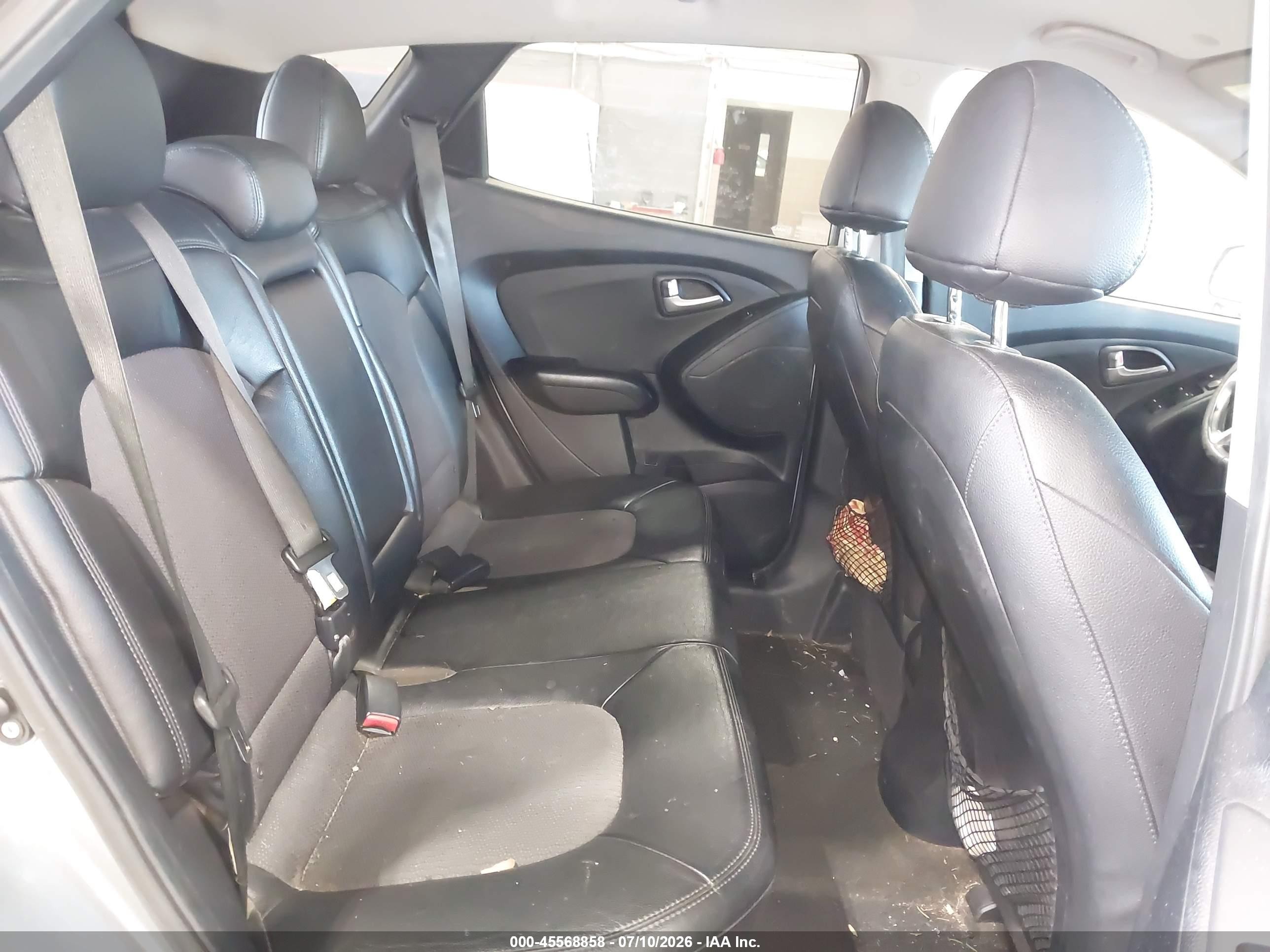 2012 Hyundai Tucson Gls Gray vin: KM8JU3AC7CU514326