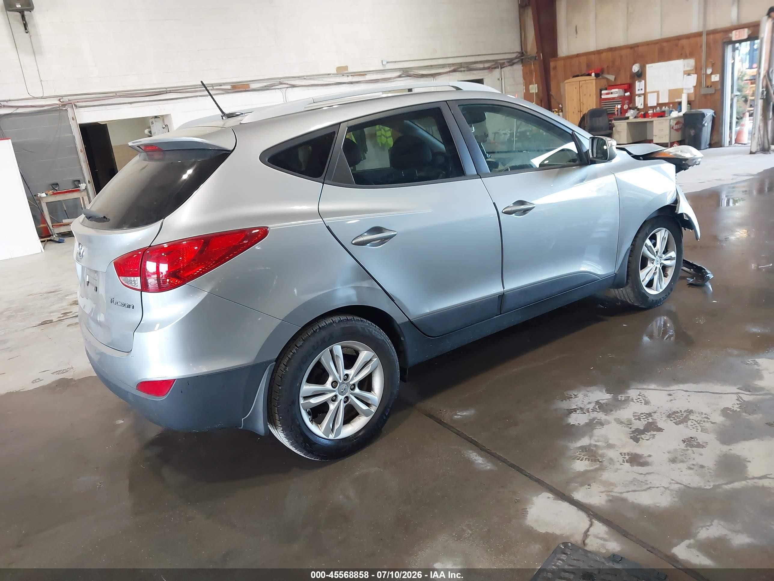 2012 Hyundai Tucson Gls Gray vin: KM8JU3AC7CU514326
