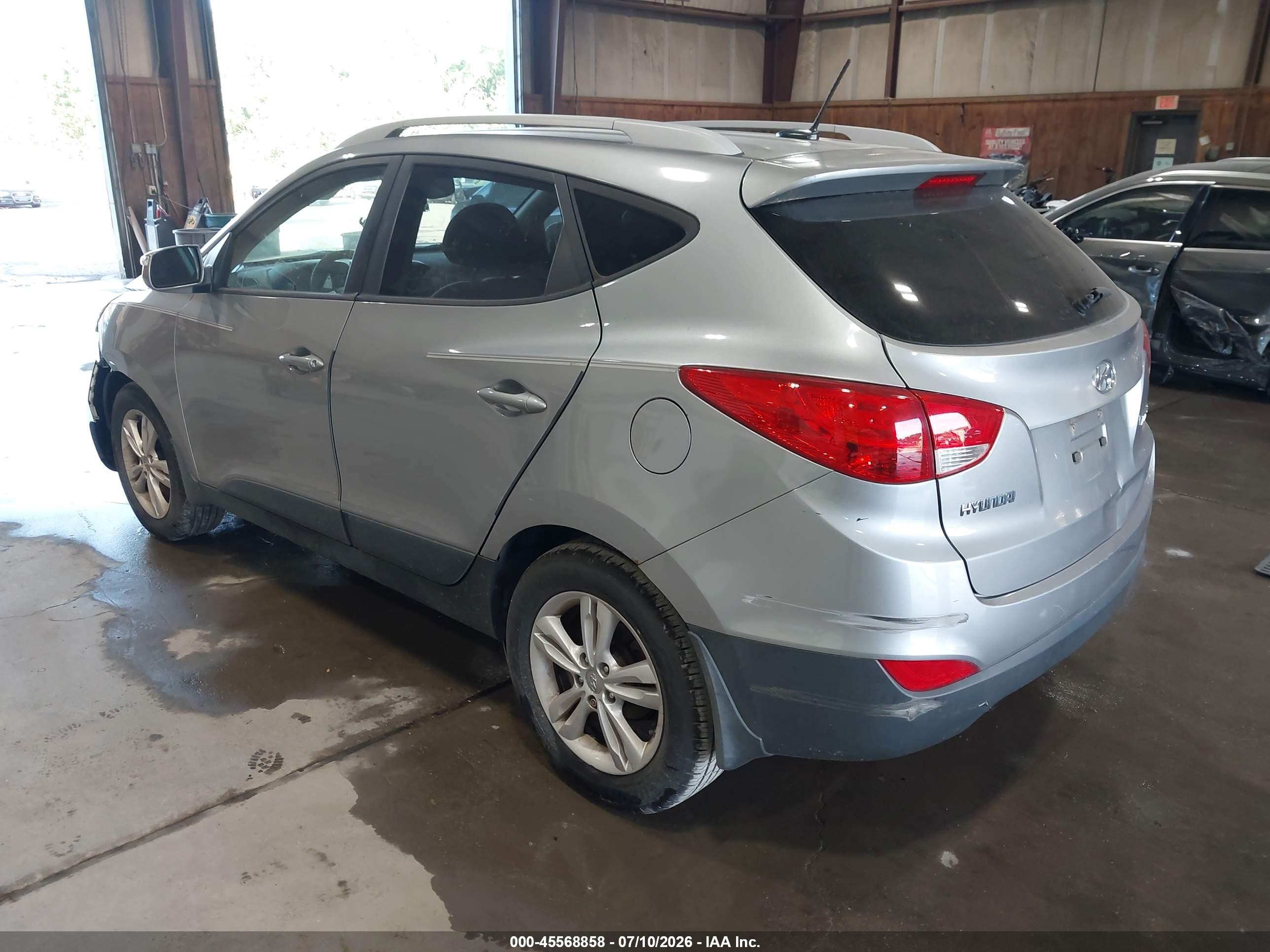 2012 Hyundai Tucson Gls Gray vin: KM8JU3AC7CU514326