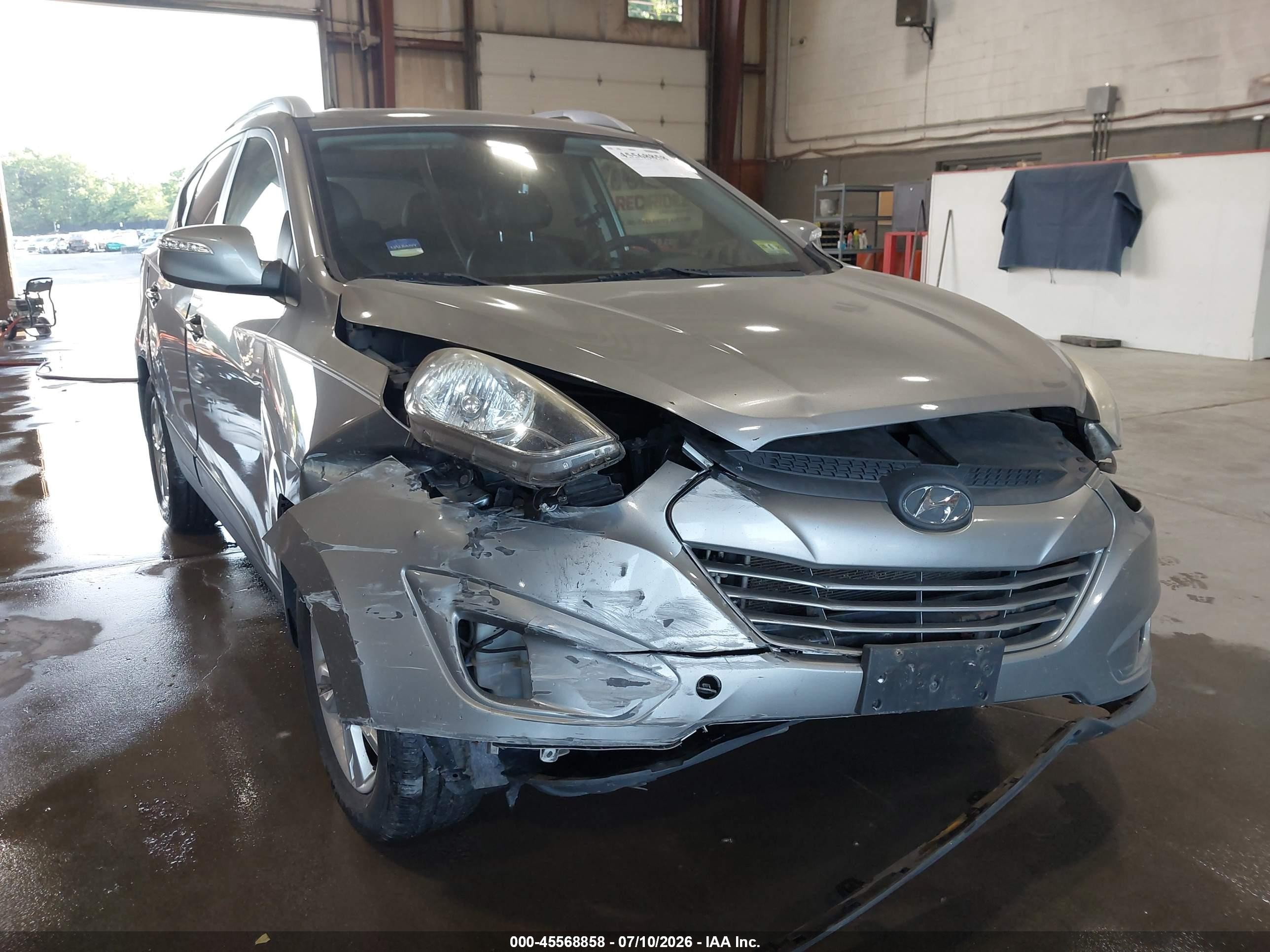 2012 Hyundai Tucson Gls Gray vin: KM8JU3AC7CU514326