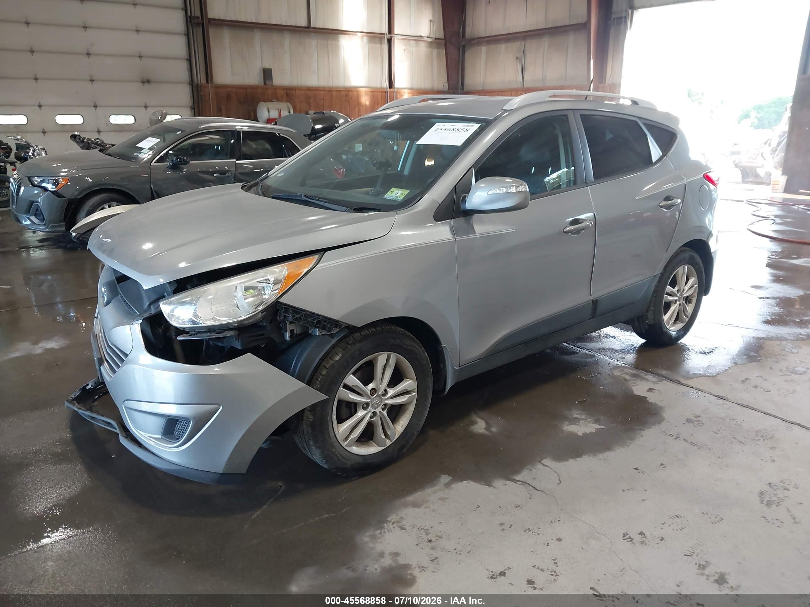 2012 Hyundai Tucson Gls Gray vin: KM8JU3AC7CU514326
