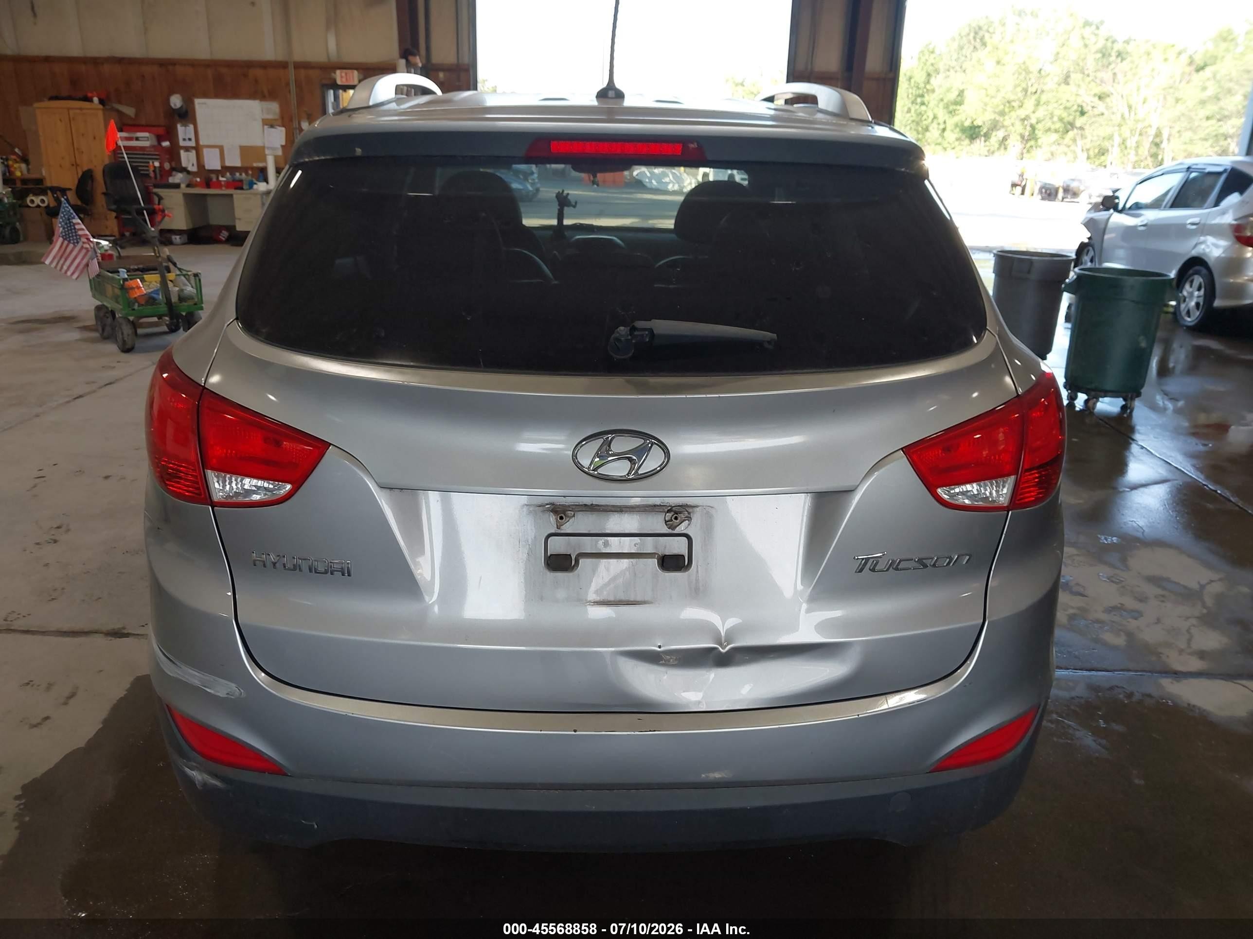 2012 Hyundai Tucson Gls Gray vin: KM8JU3AC7CU514326