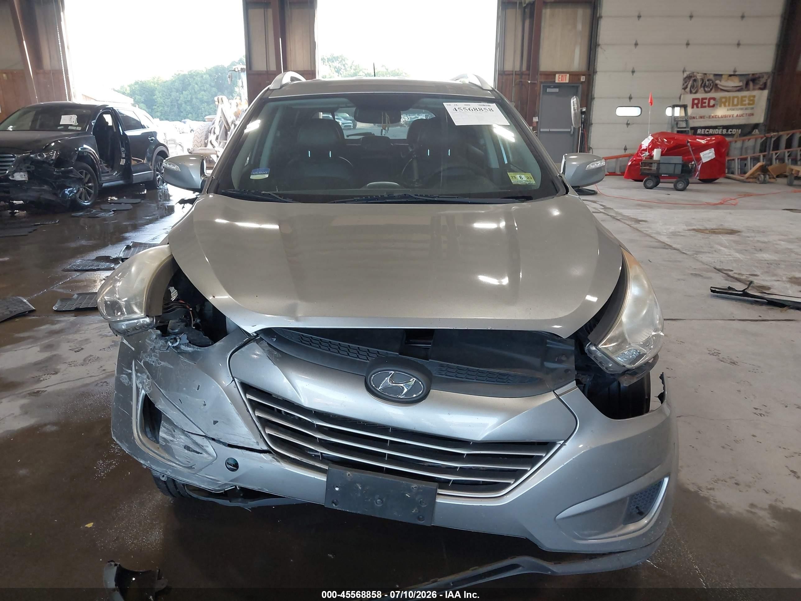 2012 Hyundai Tucson Gls Gray vin: KM8JU3AC7CU514326