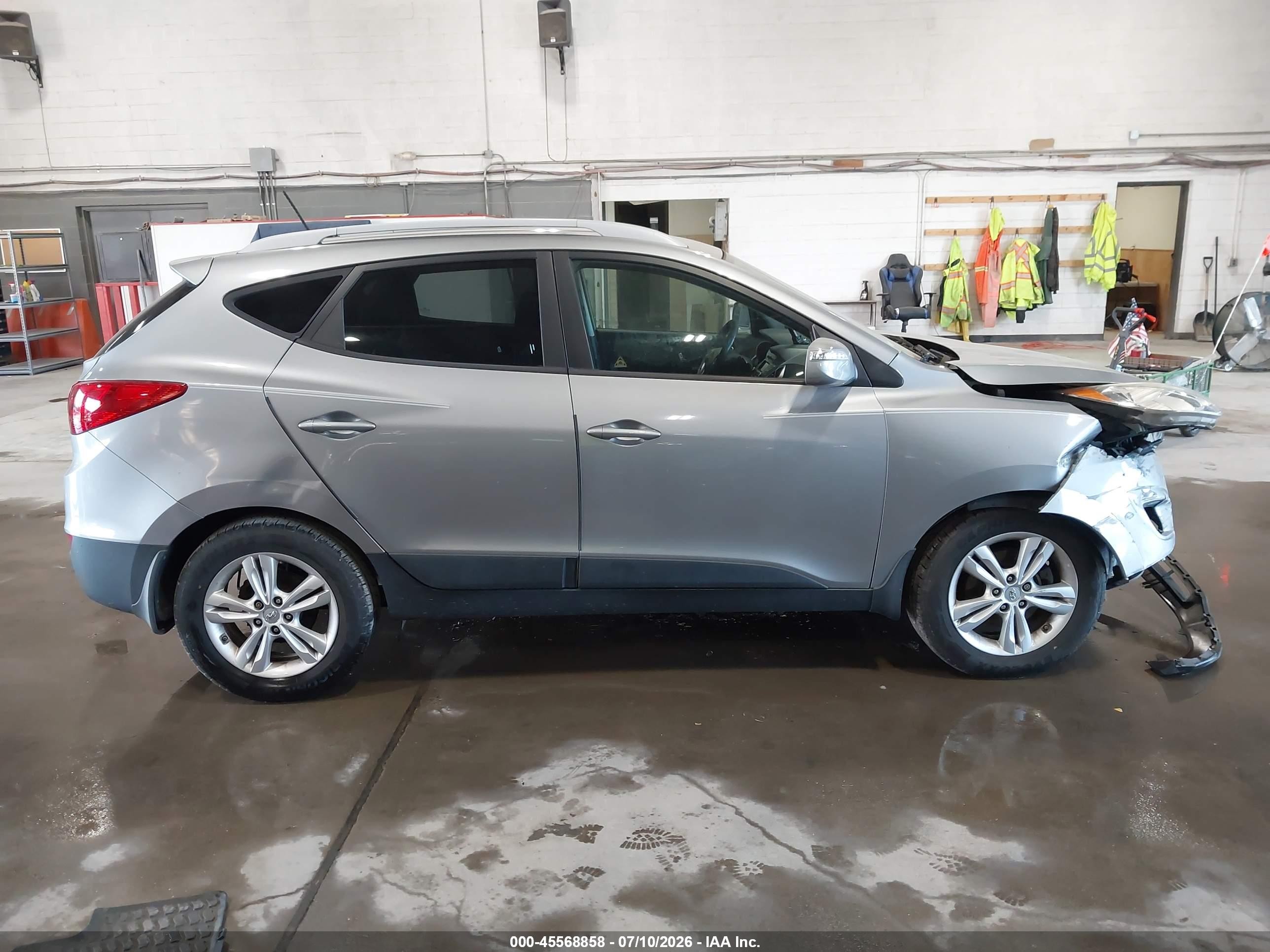 2012 Hyundai Tucson Gls Gray vin: KM8JU3AC7CU514326