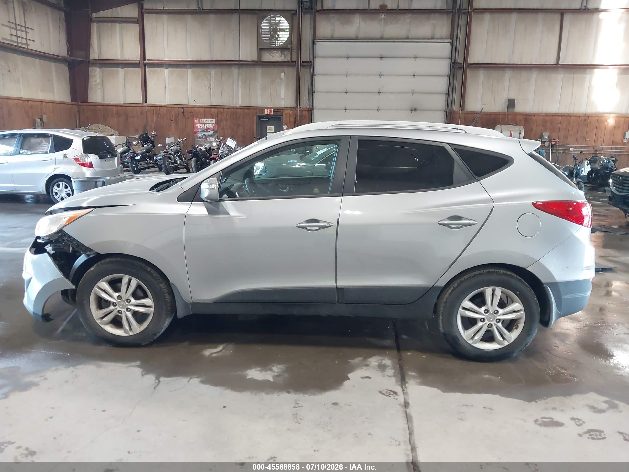 2012 Hyundai Tucson Gls Gray vin: KM8JU3AC7CU514326
