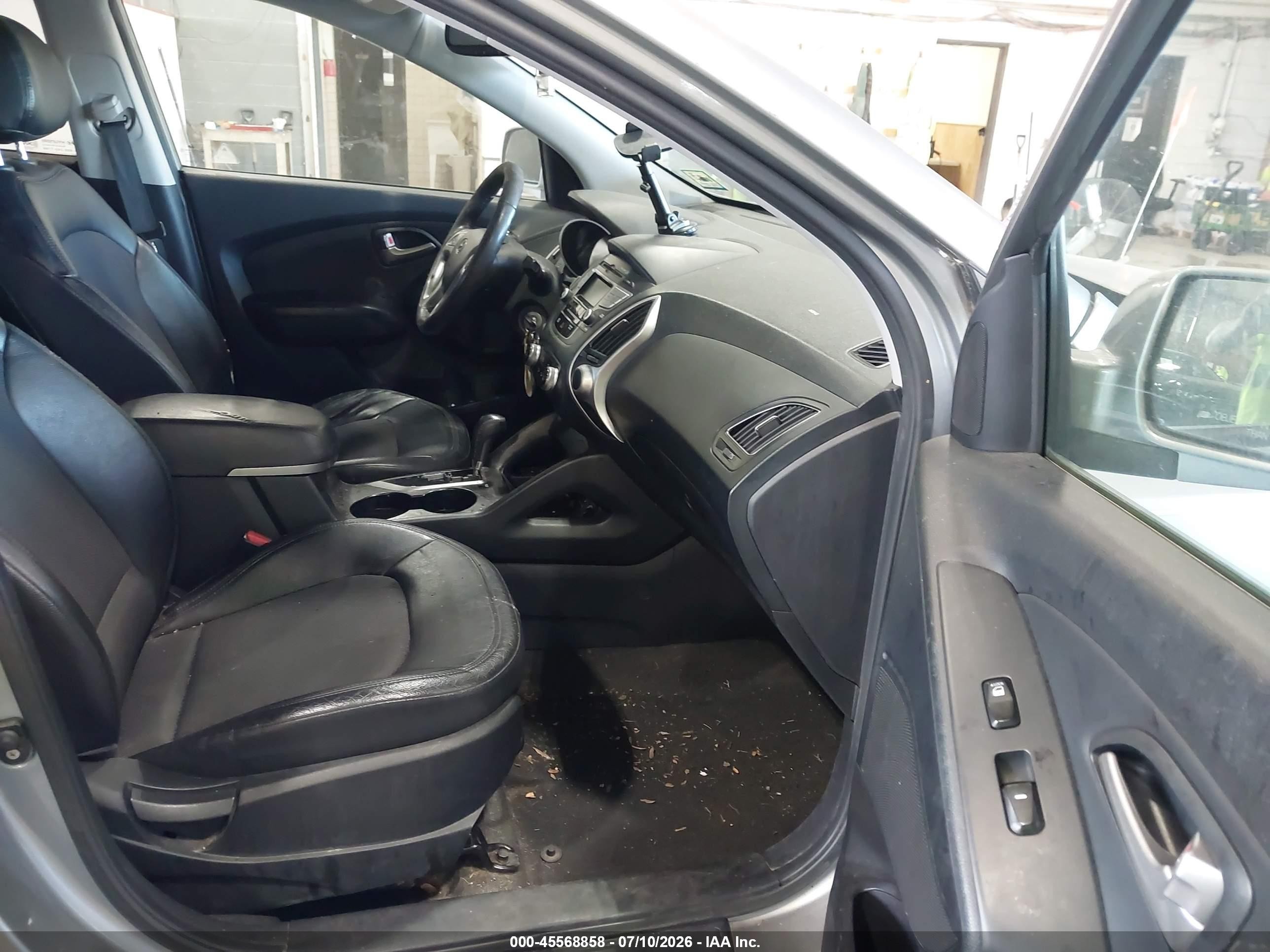 2012 Hyundai Tucson Gls Gray vin: KM8JU3AC7CU514326