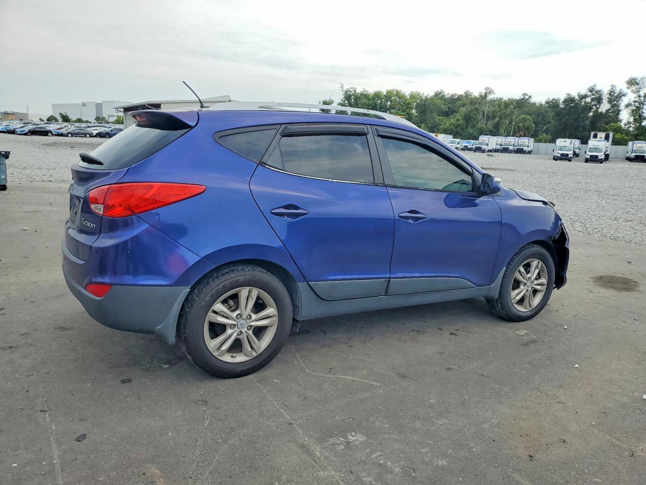 2012 Hyundai Tucson Gls Blue vin: KM8JU3AC7CU523804