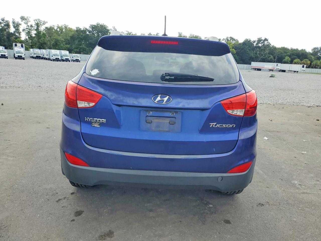 2012 Hyundai Tucson Gls Blue vin: KM8JU3AC7CU523804