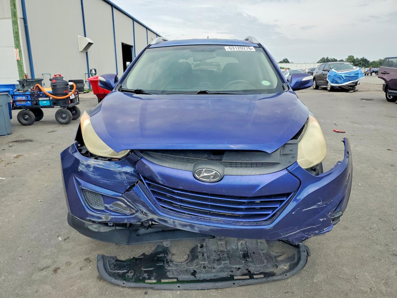 2012 Hyundai Tucson Gls Blue vin: KM8JU3AC7CU523804