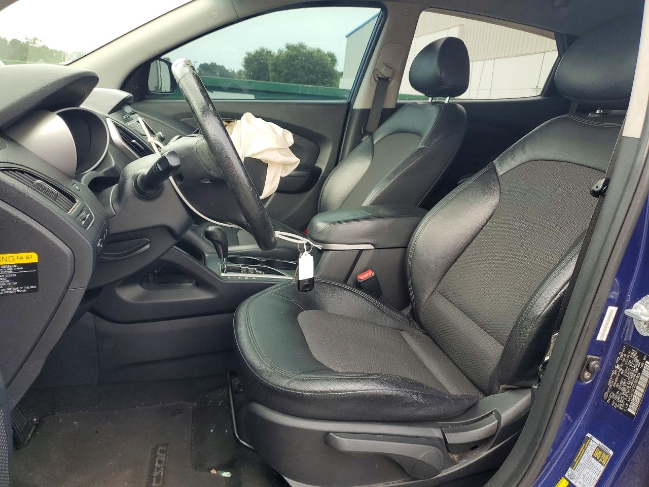 2012 Hyundai Tucson Gls Blue vin: KM8JU3AC7CU523804
