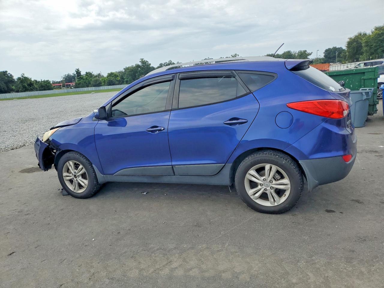 2012 Hyundai Tucson Gls Blue vin: KM8JU3AC7CU523804