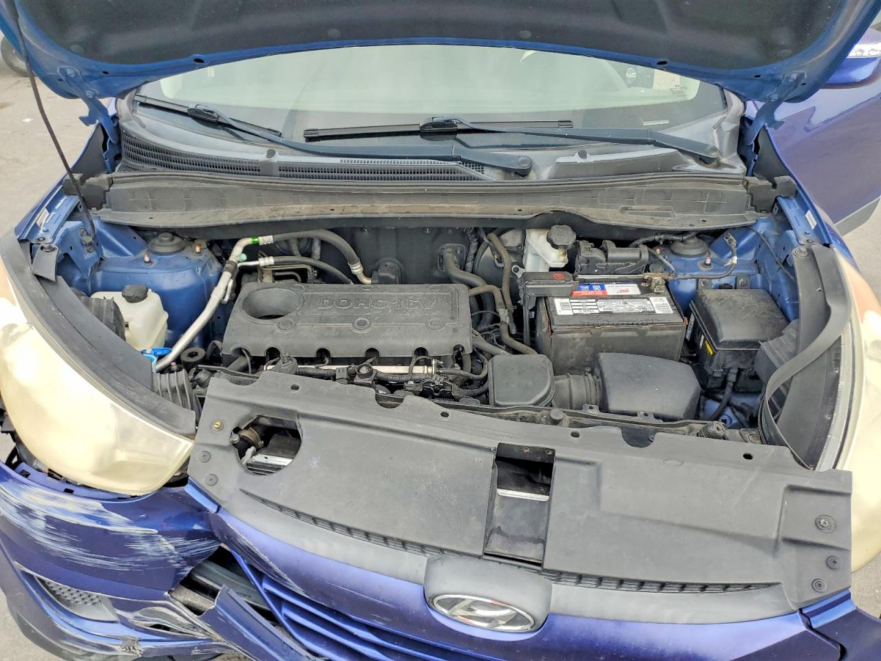 2012 Hyundai Tucson Gls Blue vin: KM8JU3AC7CU523804