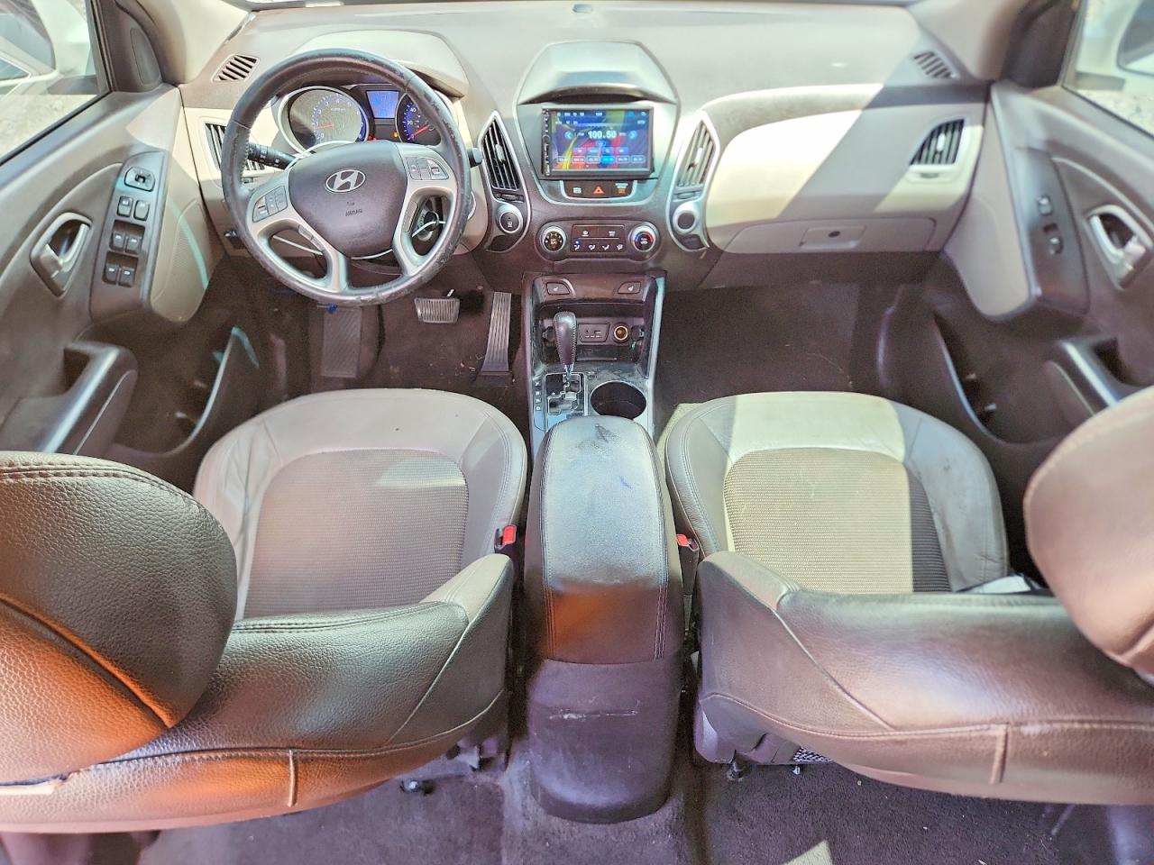 2013 Hyundai Tucson Gls White vin: KM8JU3AC7DU560515