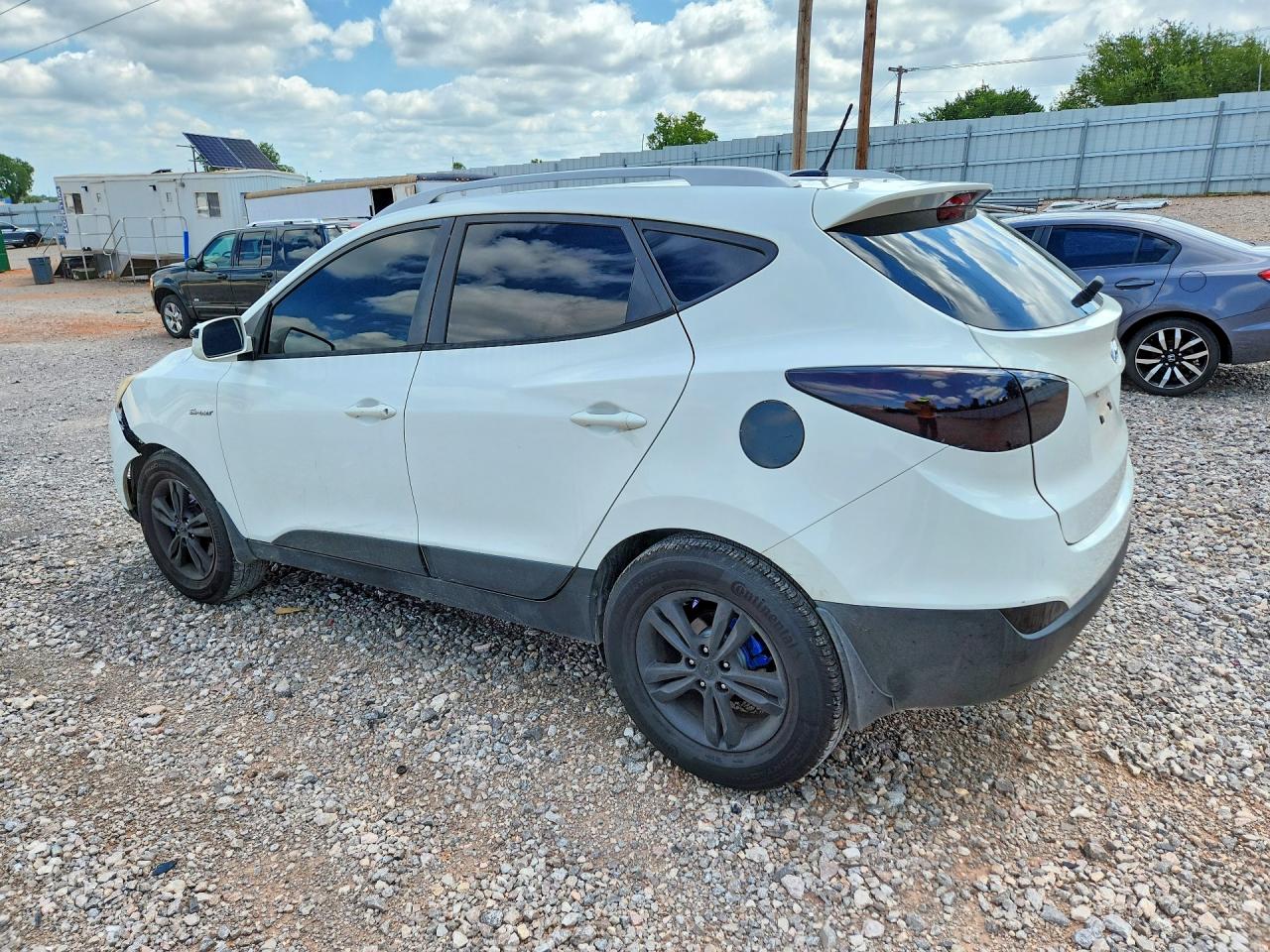 2013 Hyundai Tucson Gls White vin: KM8JU3AC7DU560515
