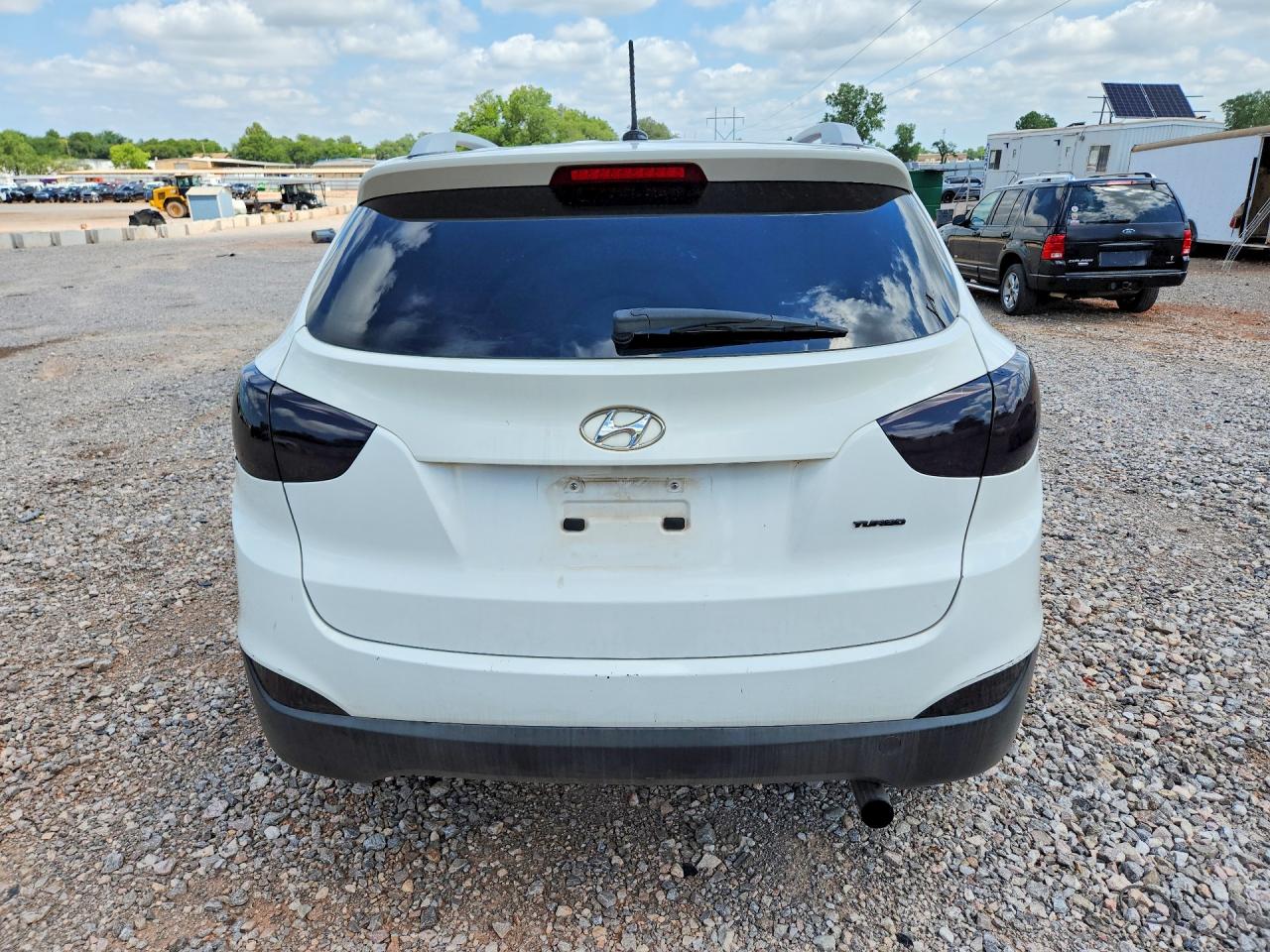 2013 Hyundai Tucson Gls White vin: KM8JU3AC7DU560515