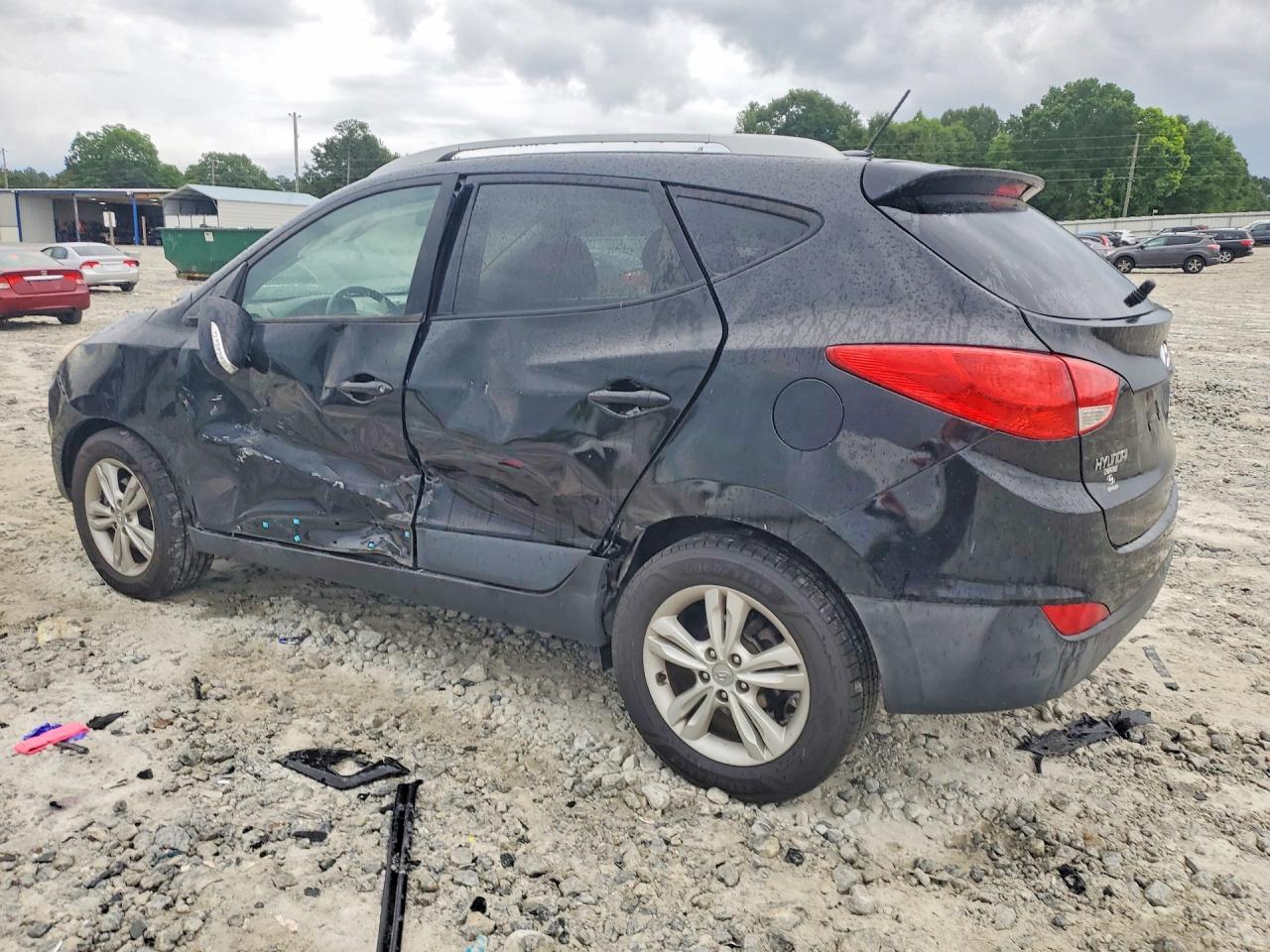 2013 Hyundai Tucson Gls Black vin: KM8JU3AC7DU564774