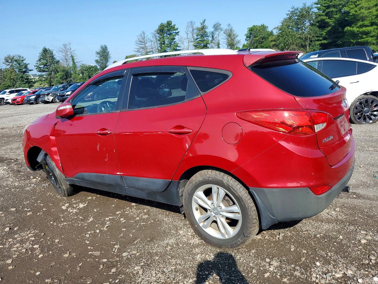 2013 Hyundai Tucson Gls Красный vin: KM8JU3AC7DU566430
